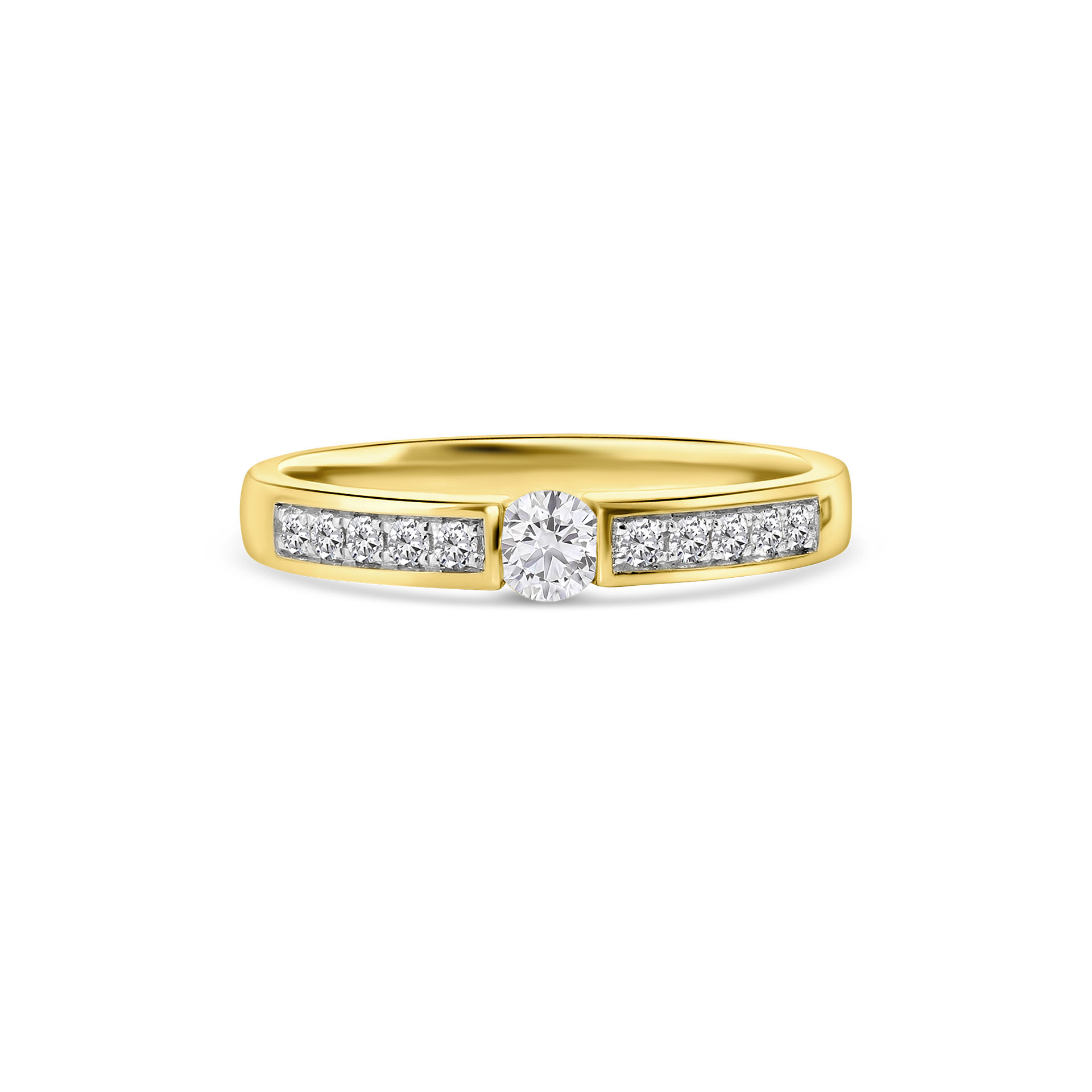 Geelgouden diamant ring 198XA3255QQQDRY