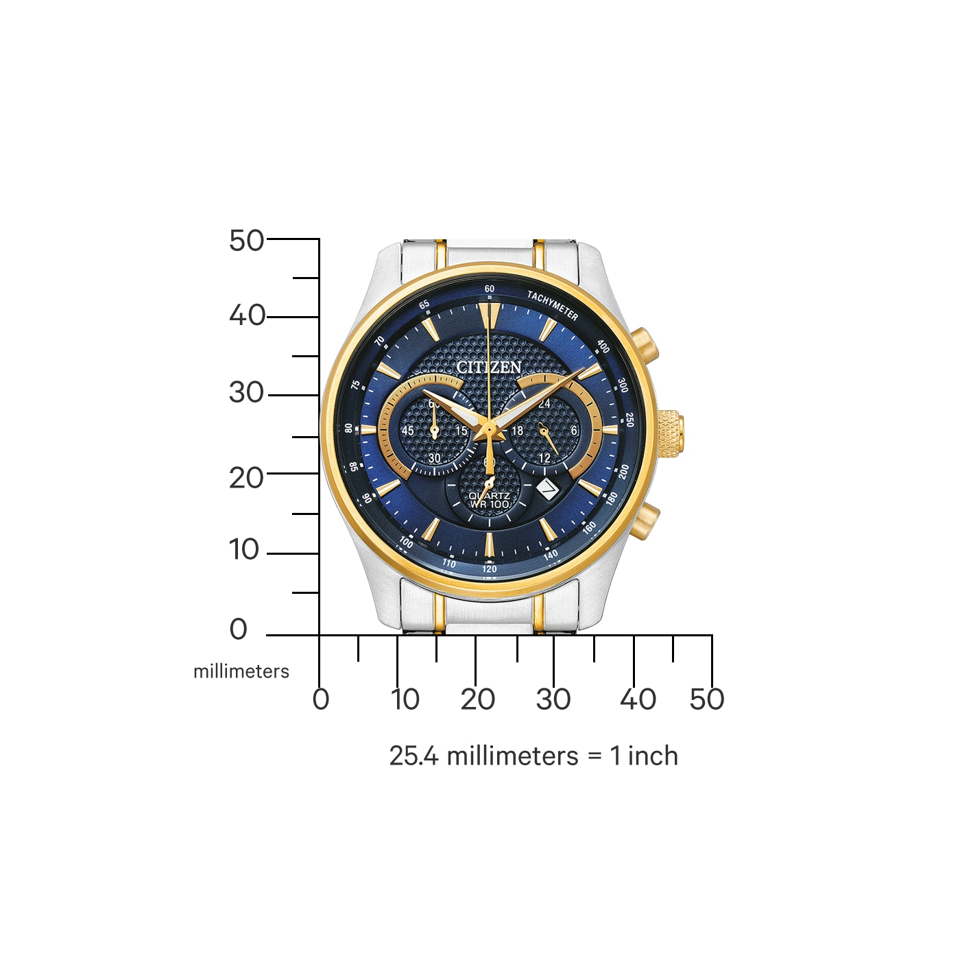 Herenhorloge Sport Chronograaf Bicolor - AN8194-51L