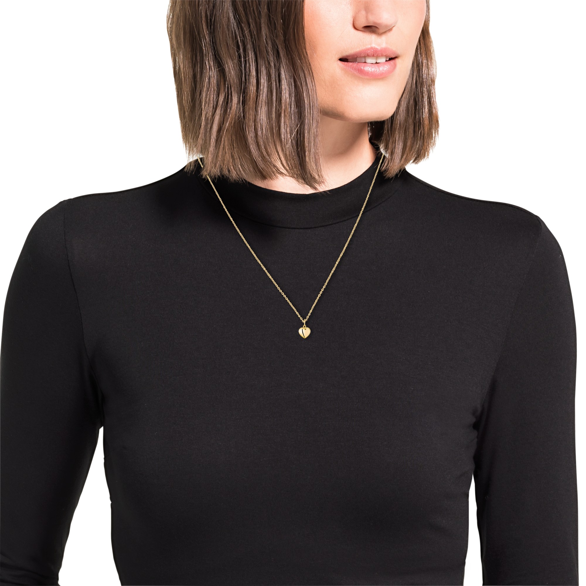 Geelgouden hartvormige hanger 2020611