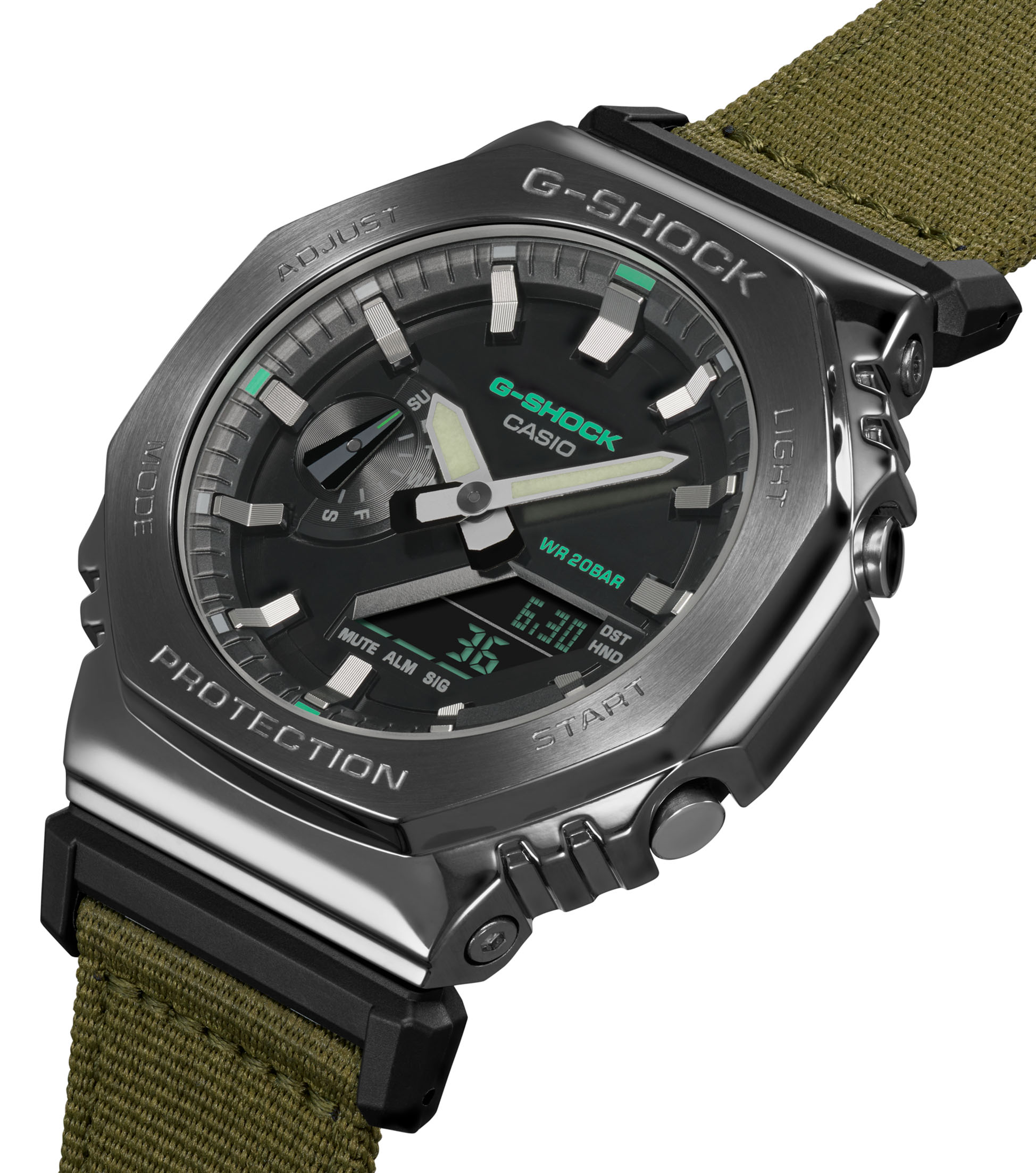 Herenhorloge Groen GM-2100CB-3AER
