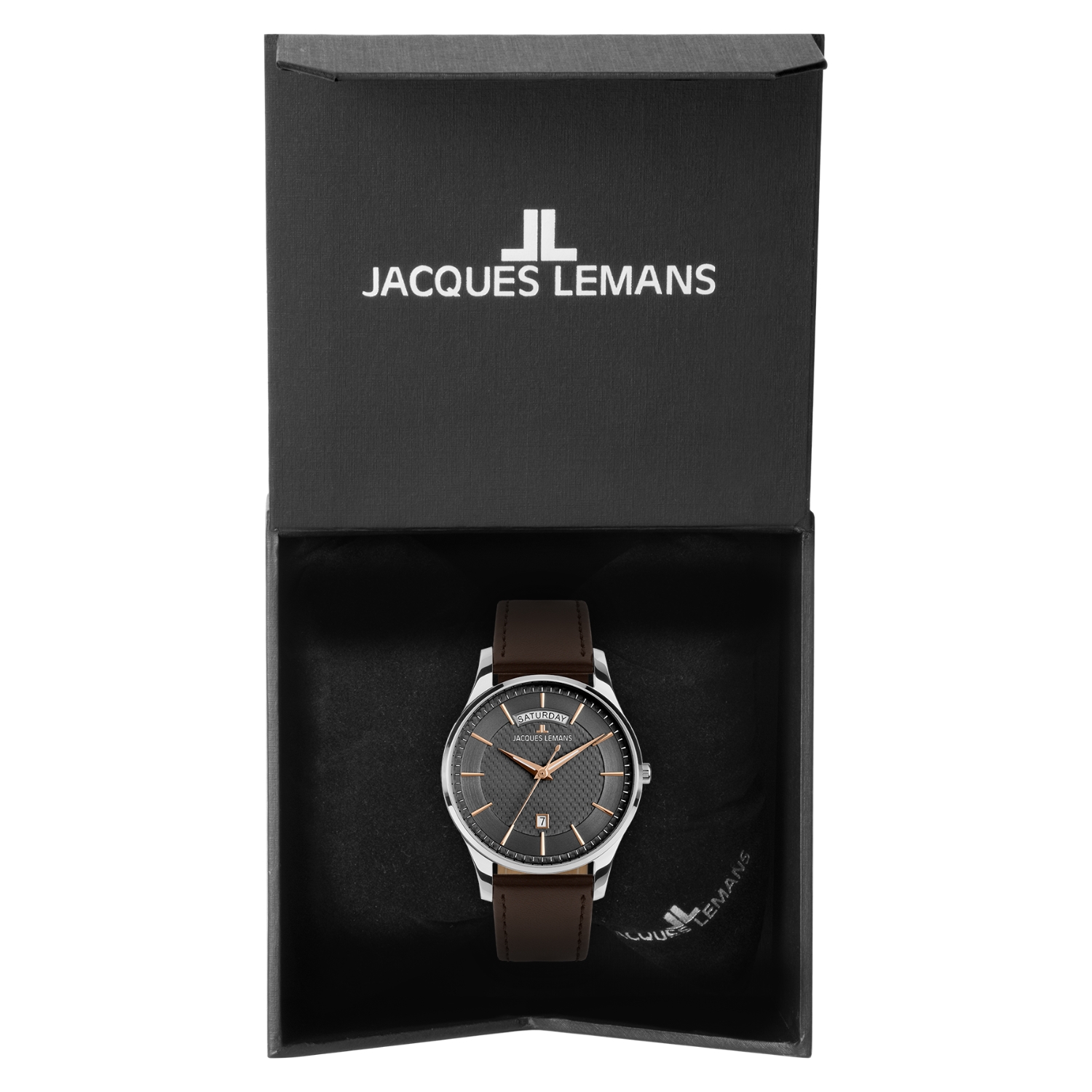 Herenhorloge London Brown Leather - 1-2193D