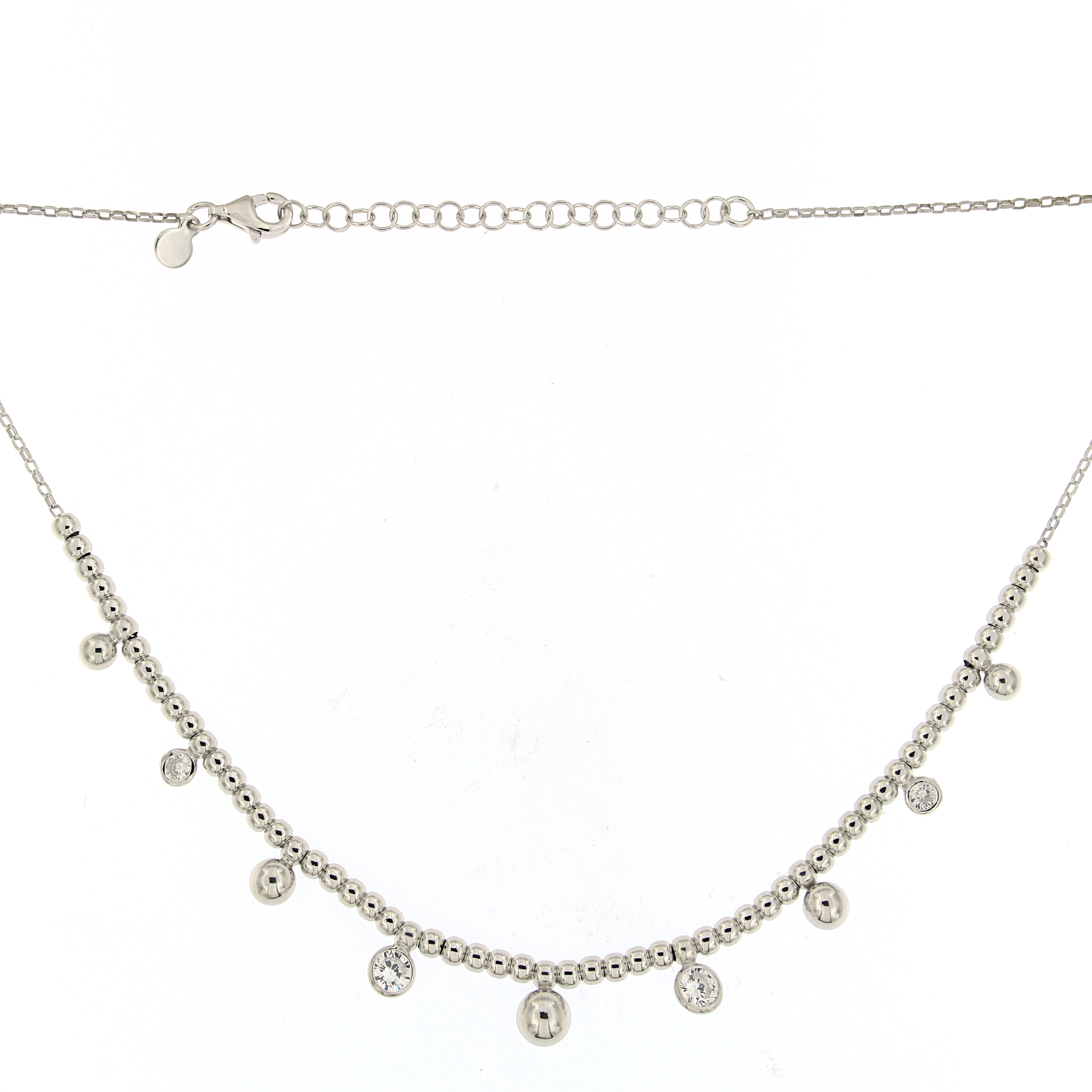 Collier met zirkonia stenen FS607-008/R