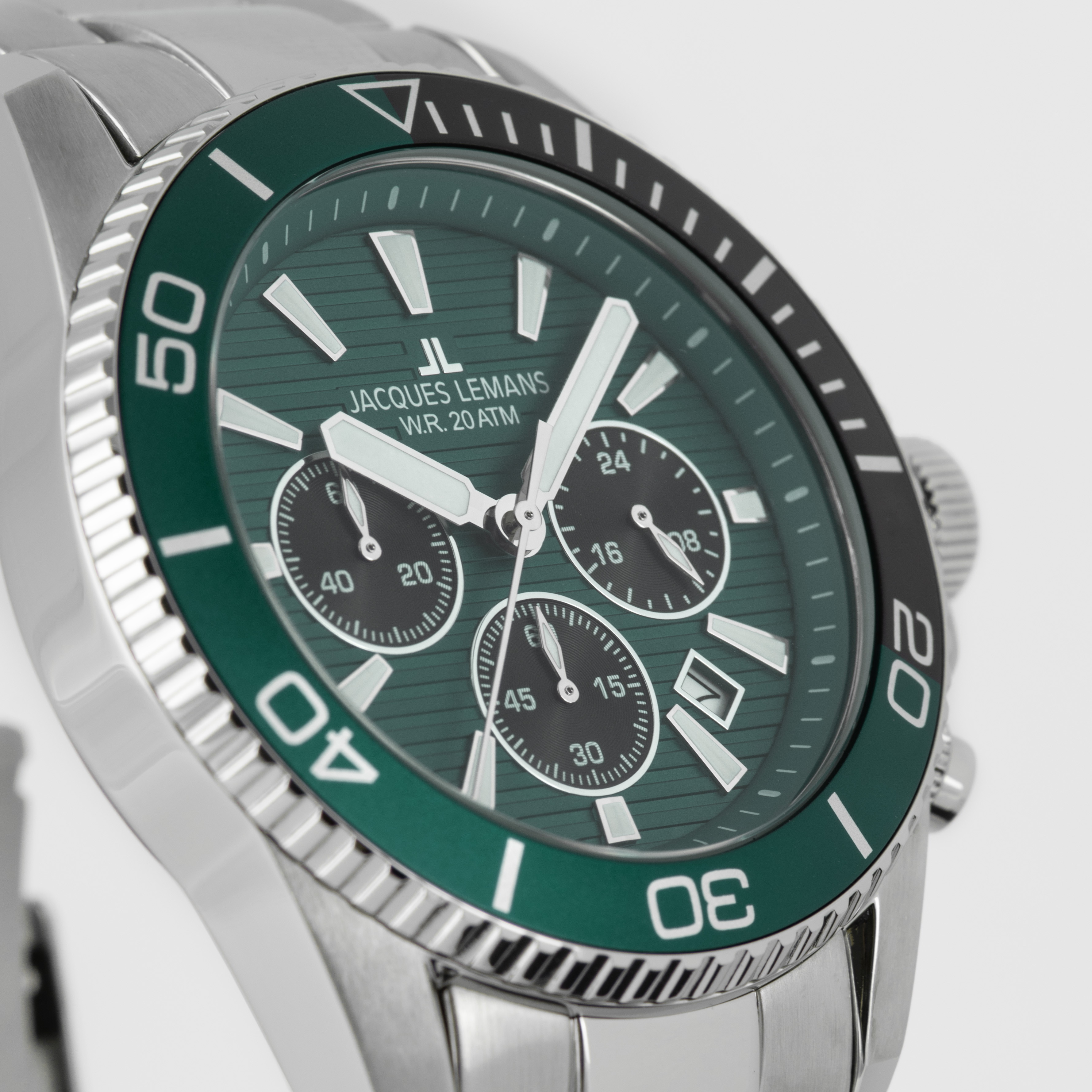 Herenhorloge Liverpool Diver Chronograph Green - 1-2206I