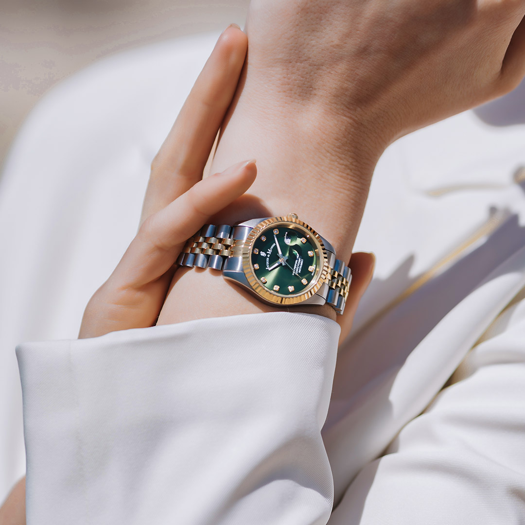Dameshorloge Inspiration Bicolor Green - JWL01206