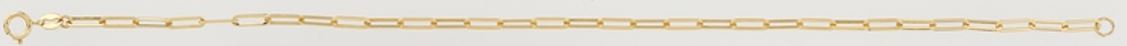Geelgouden schakelarmband B122-X5JB1322-Y