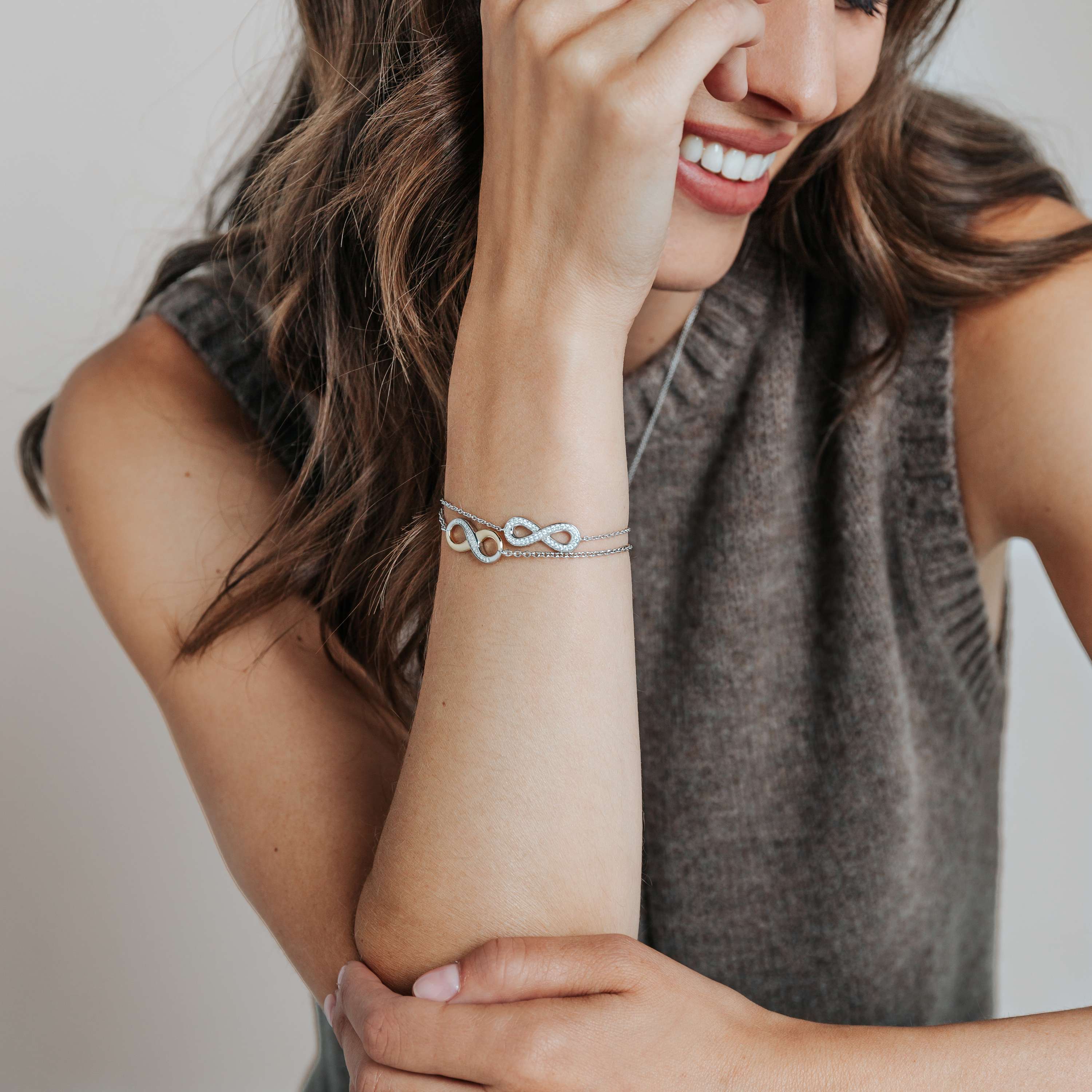 Armband Infinity met zirkonia - 2823ZY