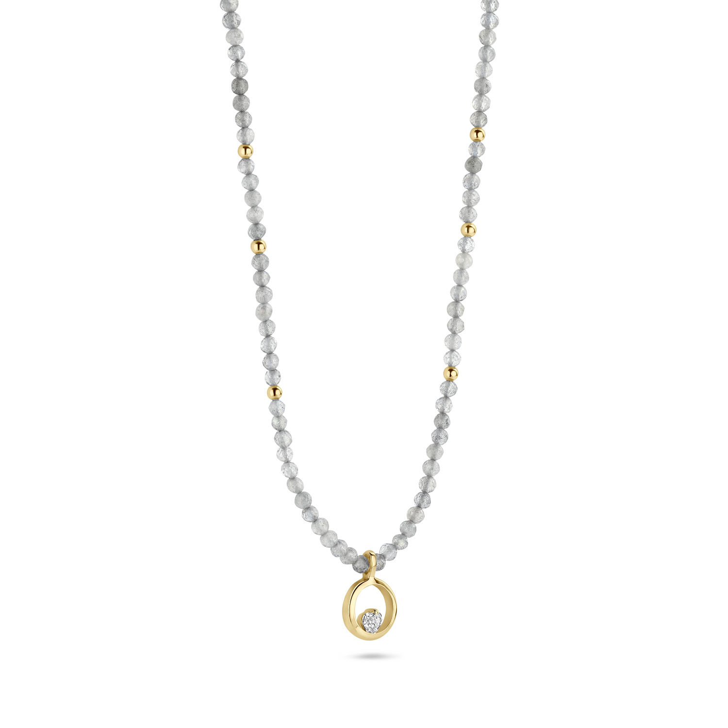 Kralenketting Icon Heart Stone Labradorite - FJF0010050YLR