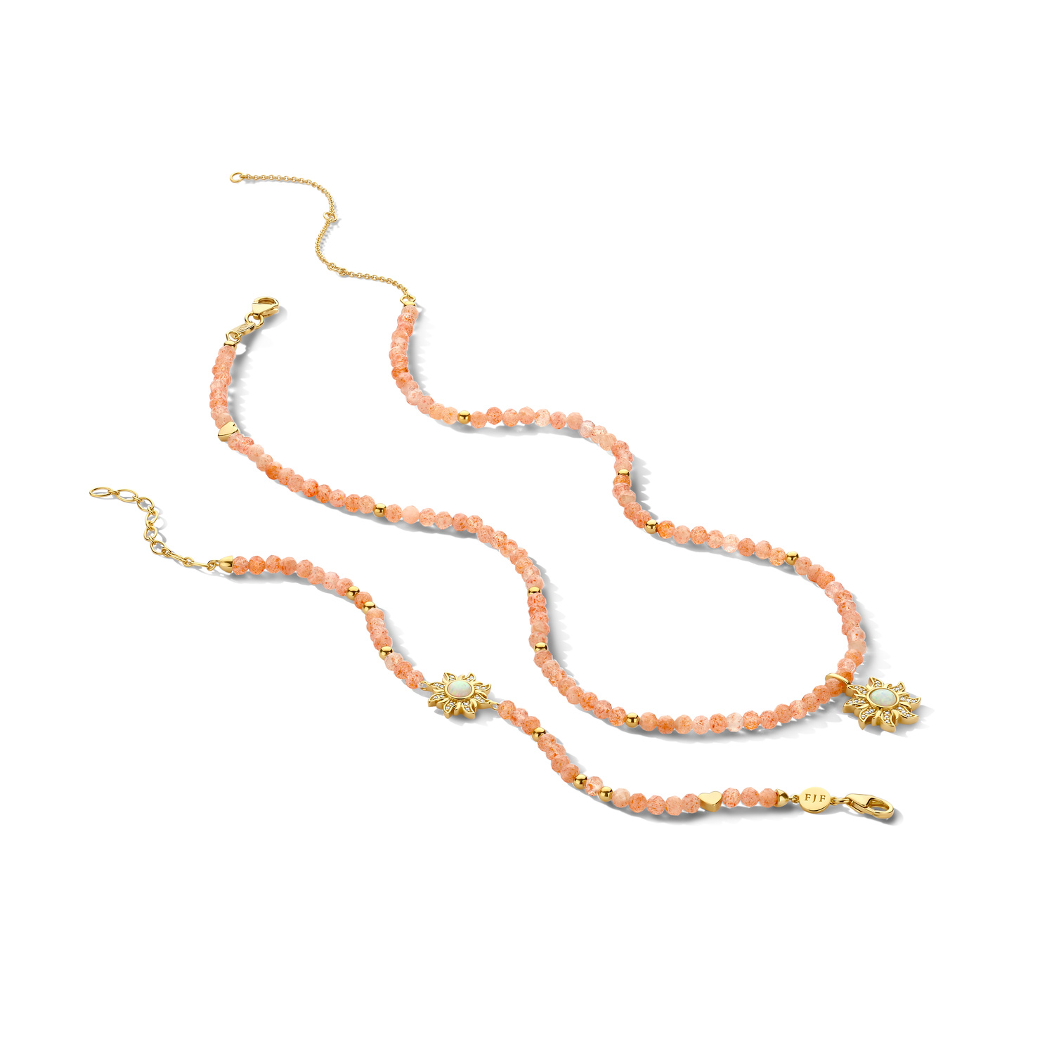 Kralenketting Sun Stone - FJF0010052YSS