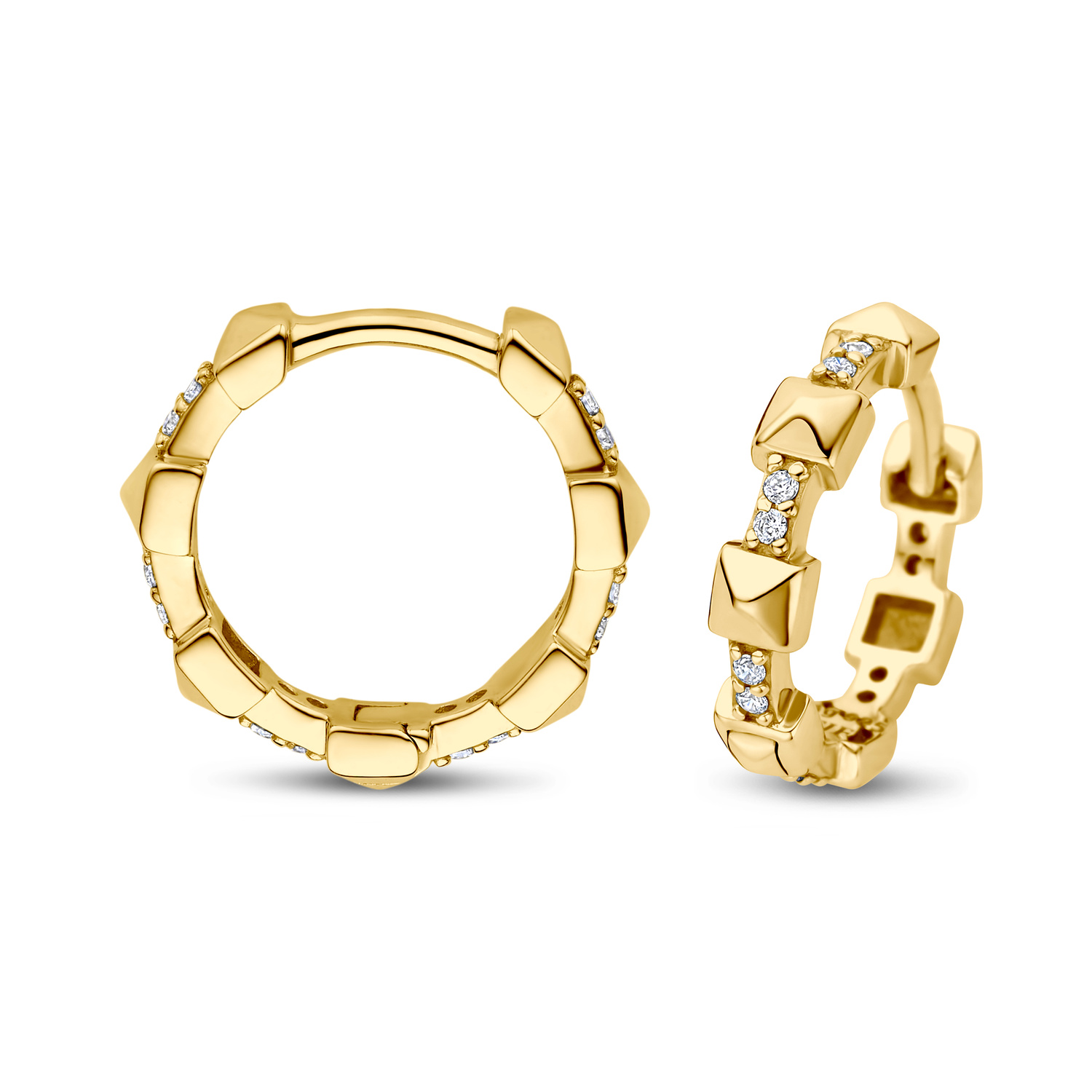 Oorringen Hoops of Six 14 mm - FJF0030083YWH