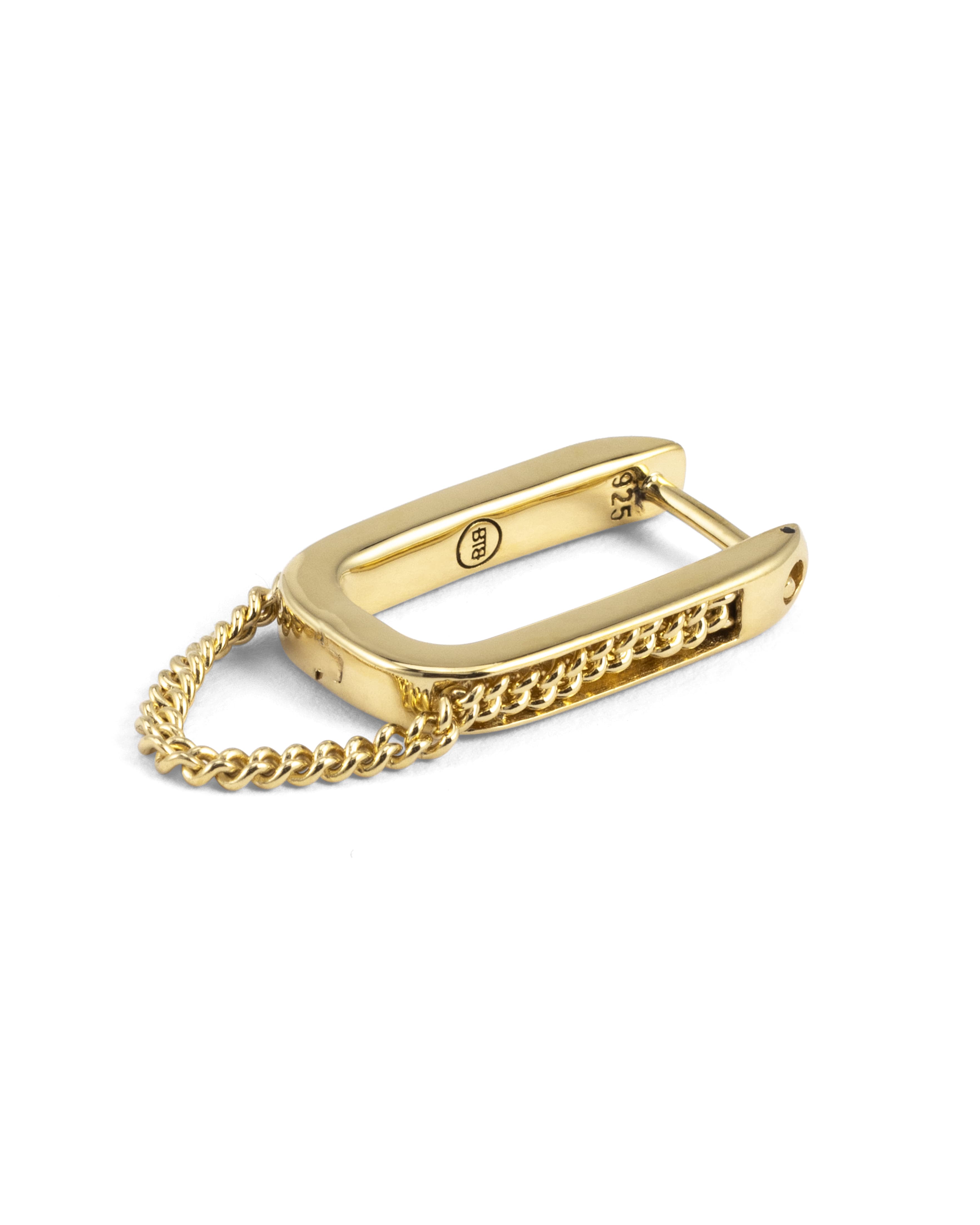 Oorring Essential Chainlink Gold Plated One Piece - 408GV ONE