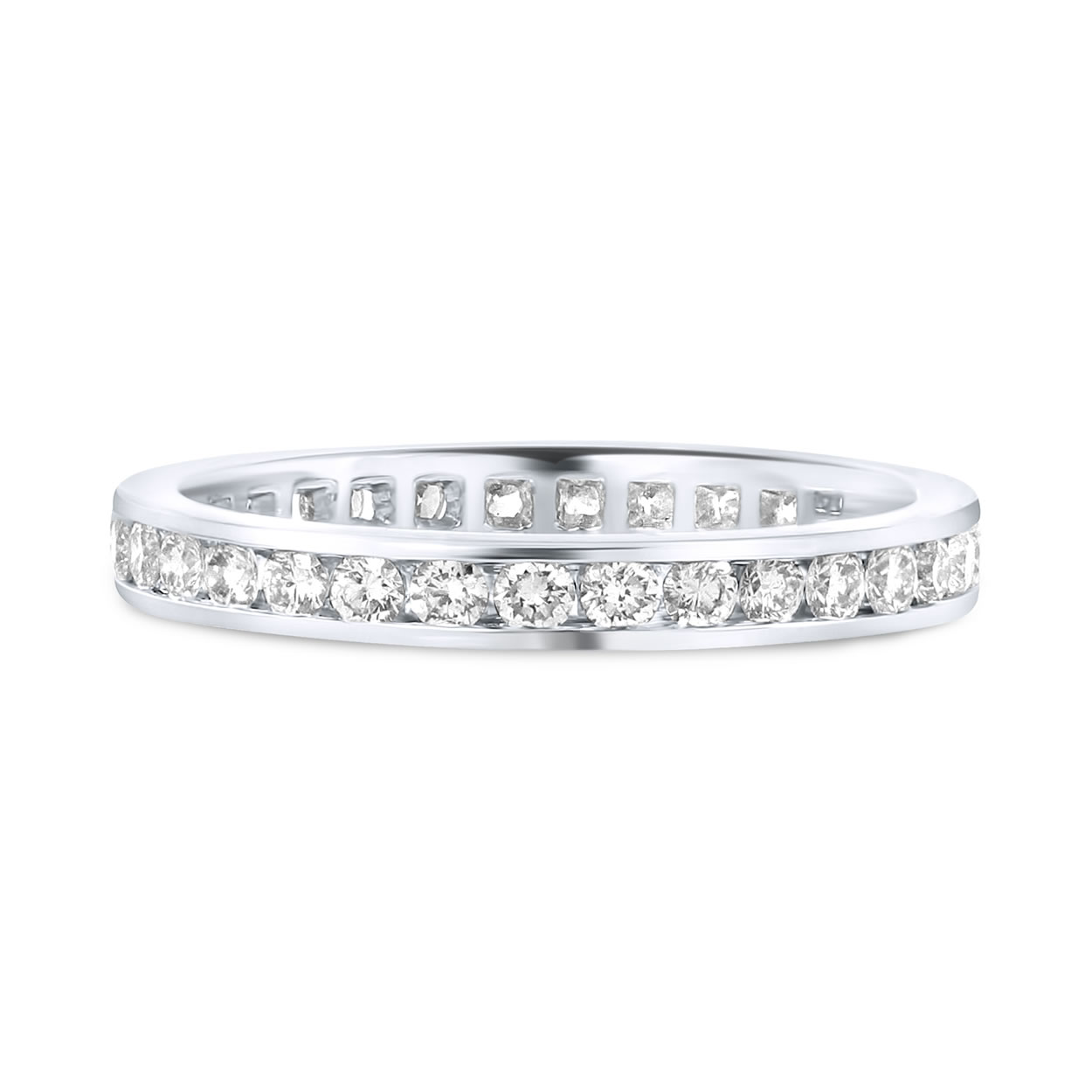Witgouden ring met diamant R071712-W