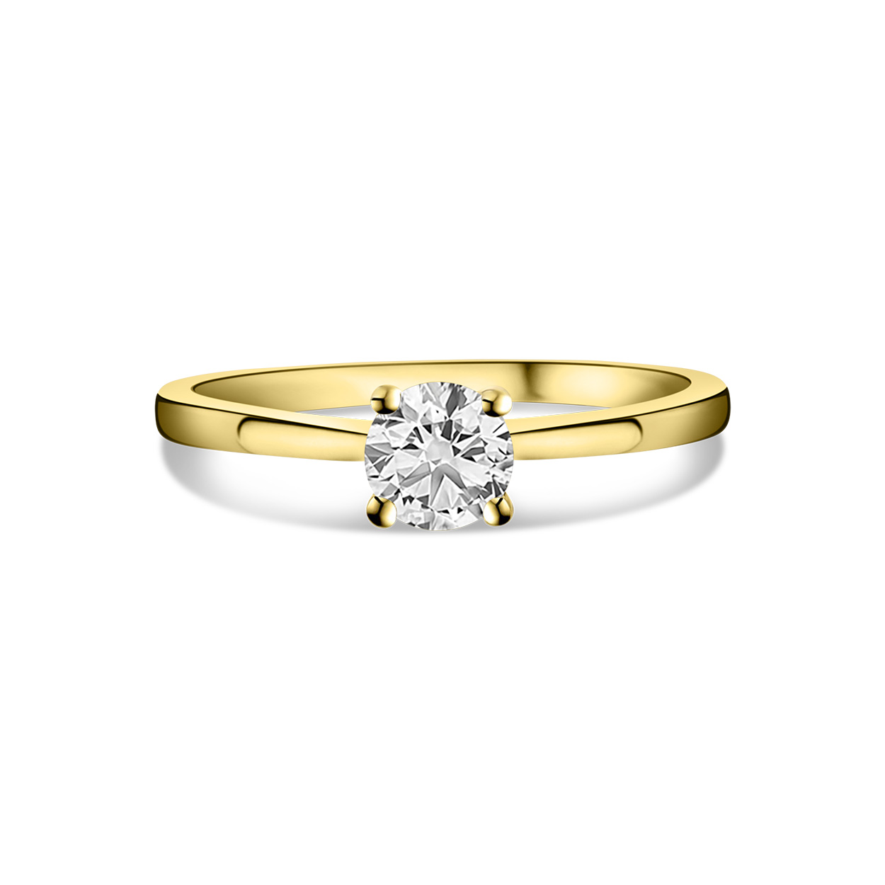 Geelgouden ring solitair met lab grown diamant R159-R23MK0006-LG-060-Y