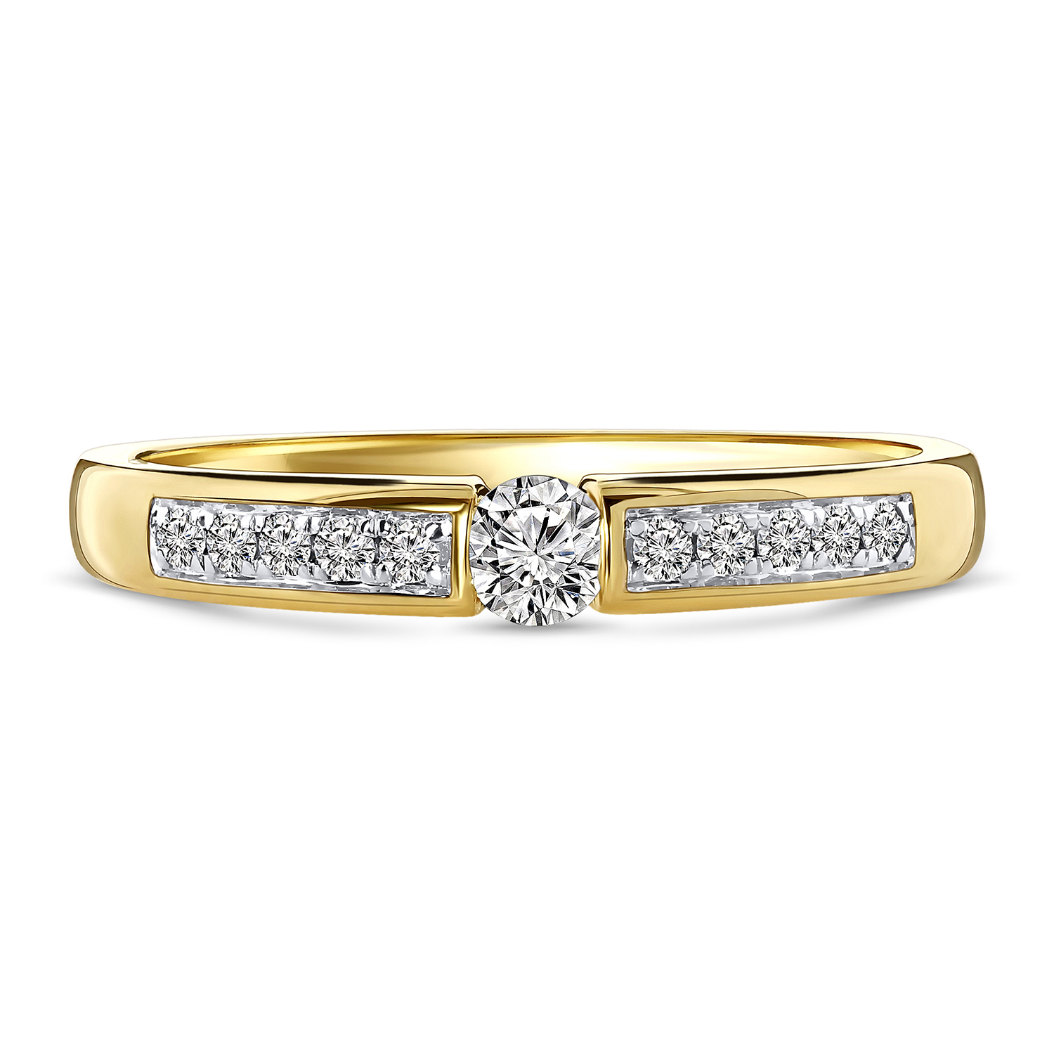 Geelgouden diamant ring 198XA3253QQQDRY