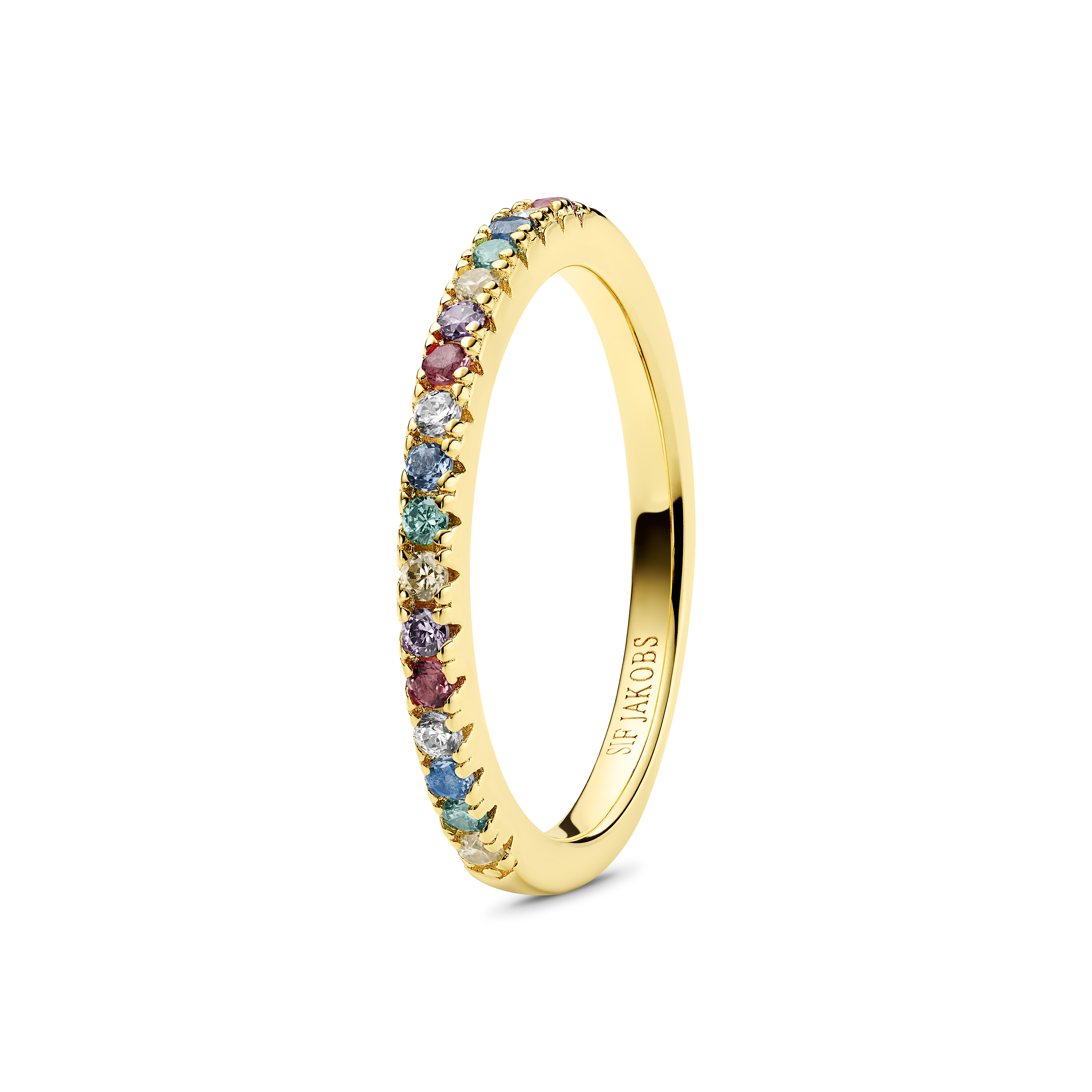 Ring Ellera van gold plated  - SJ-R2869-XCZ(YG)