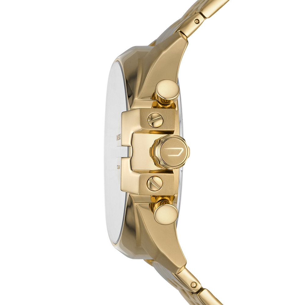 Goudkleurig herenhorloge met chronograaf Baby Chief DZ4565 Goudkleurig herenhorloge met chronograaf Baby Chief DZ4565