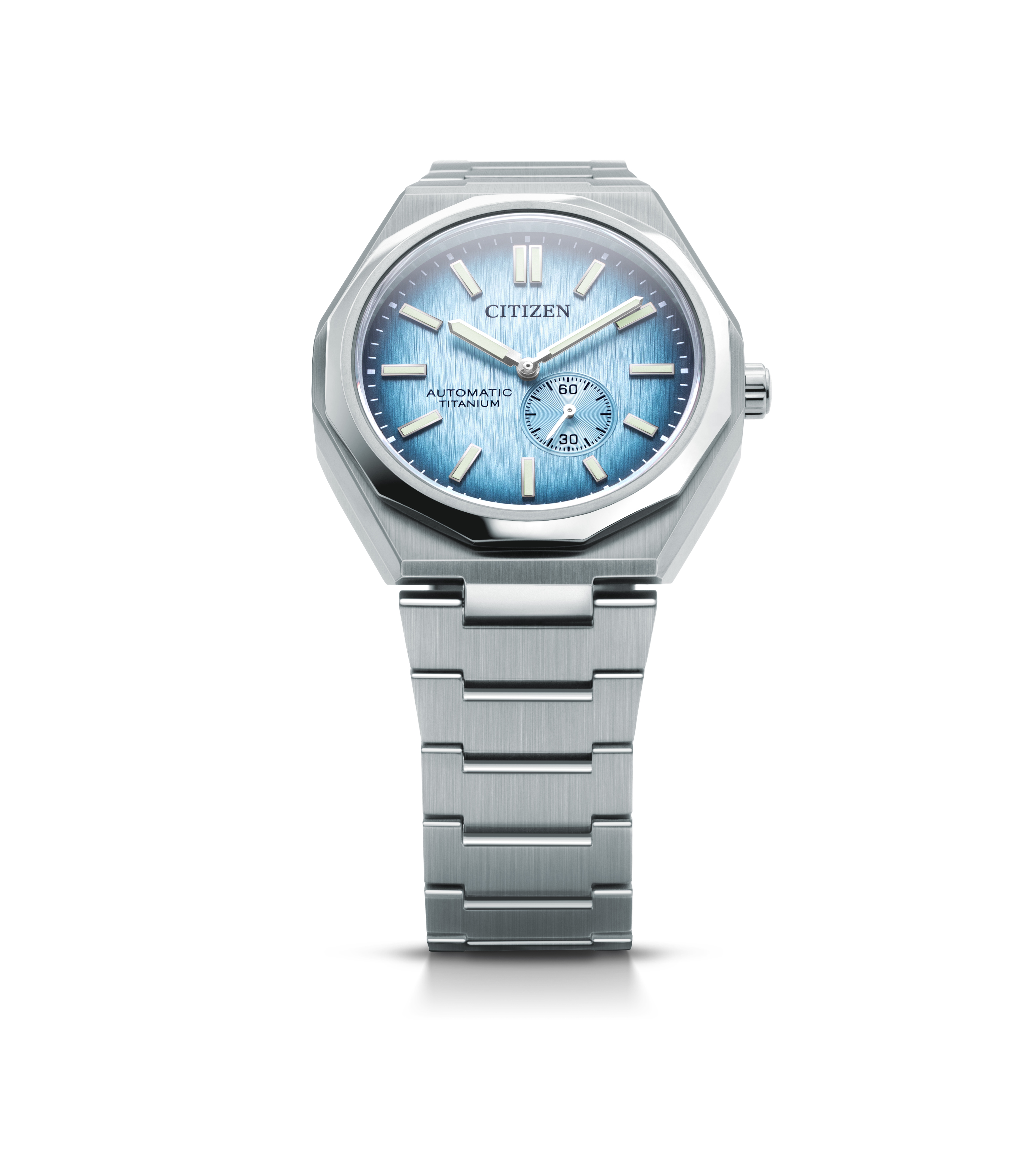 Herenhorloge Super Titanium Zenshin Automatic Licht Blauw - NK5020-58L