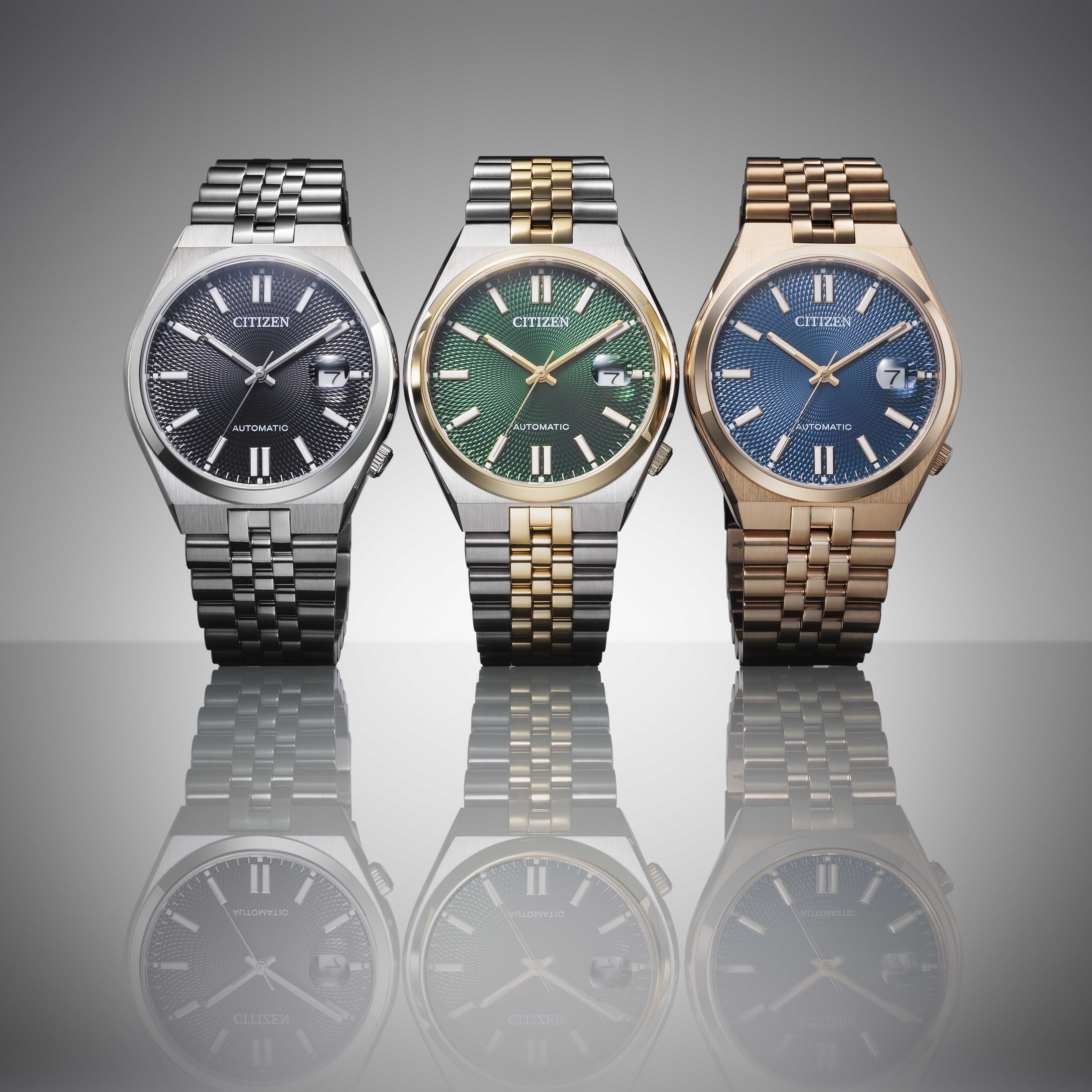 Citizen horloge NK0020-55E Tsuyosa heren automaat zwart Citizen horloge NK0020-55E Tsuyosa heren automaat zwart