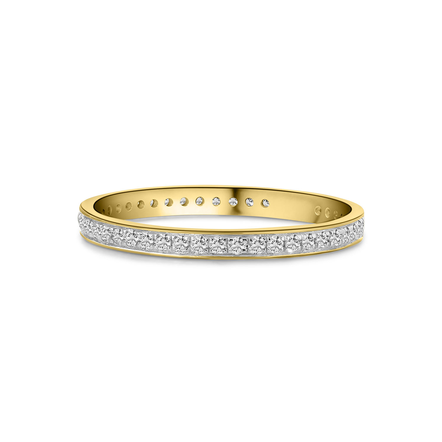 Geelgouden ring met diamant 54562R001