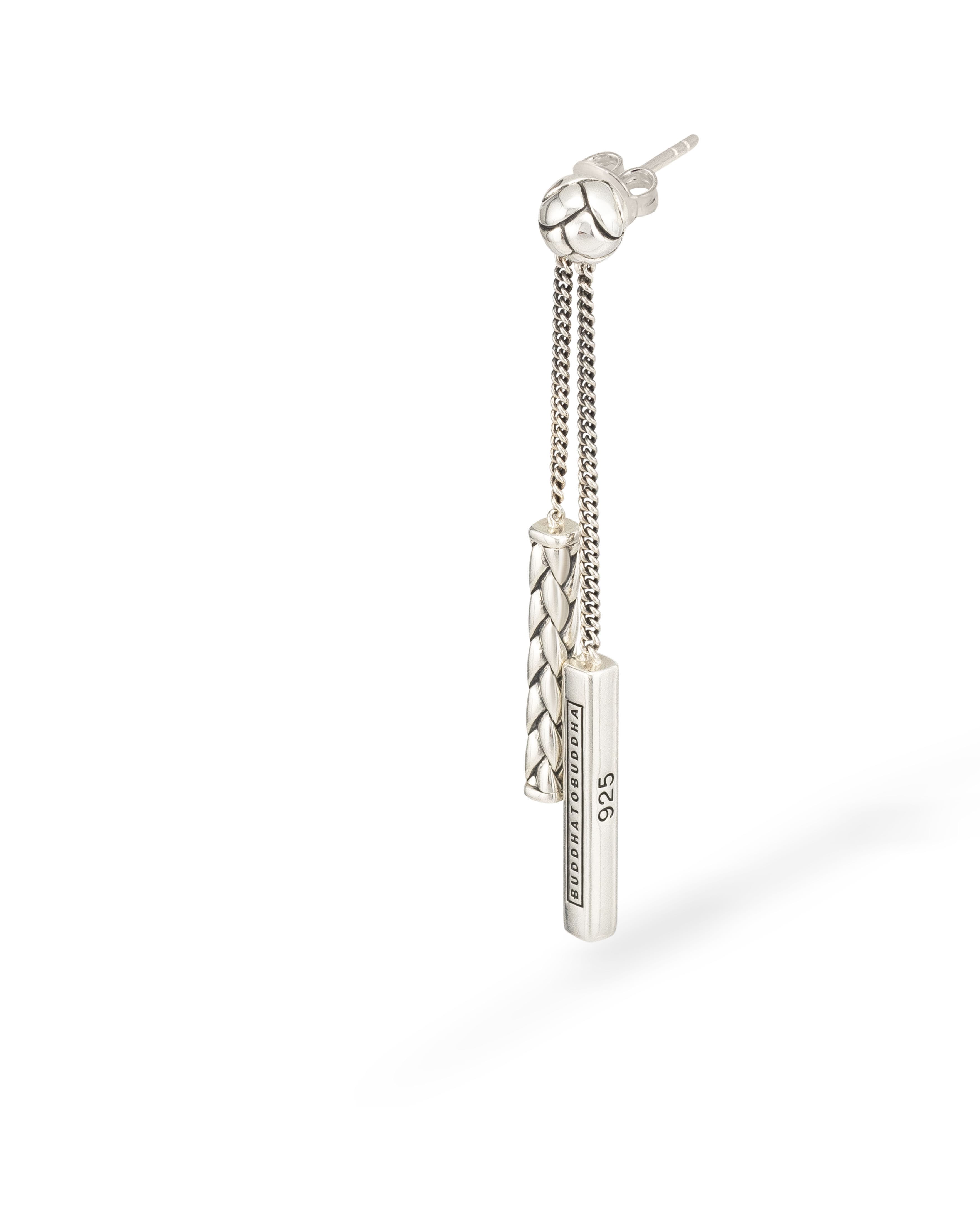 Oorhanger George enkel stuk van sterling zilver 428