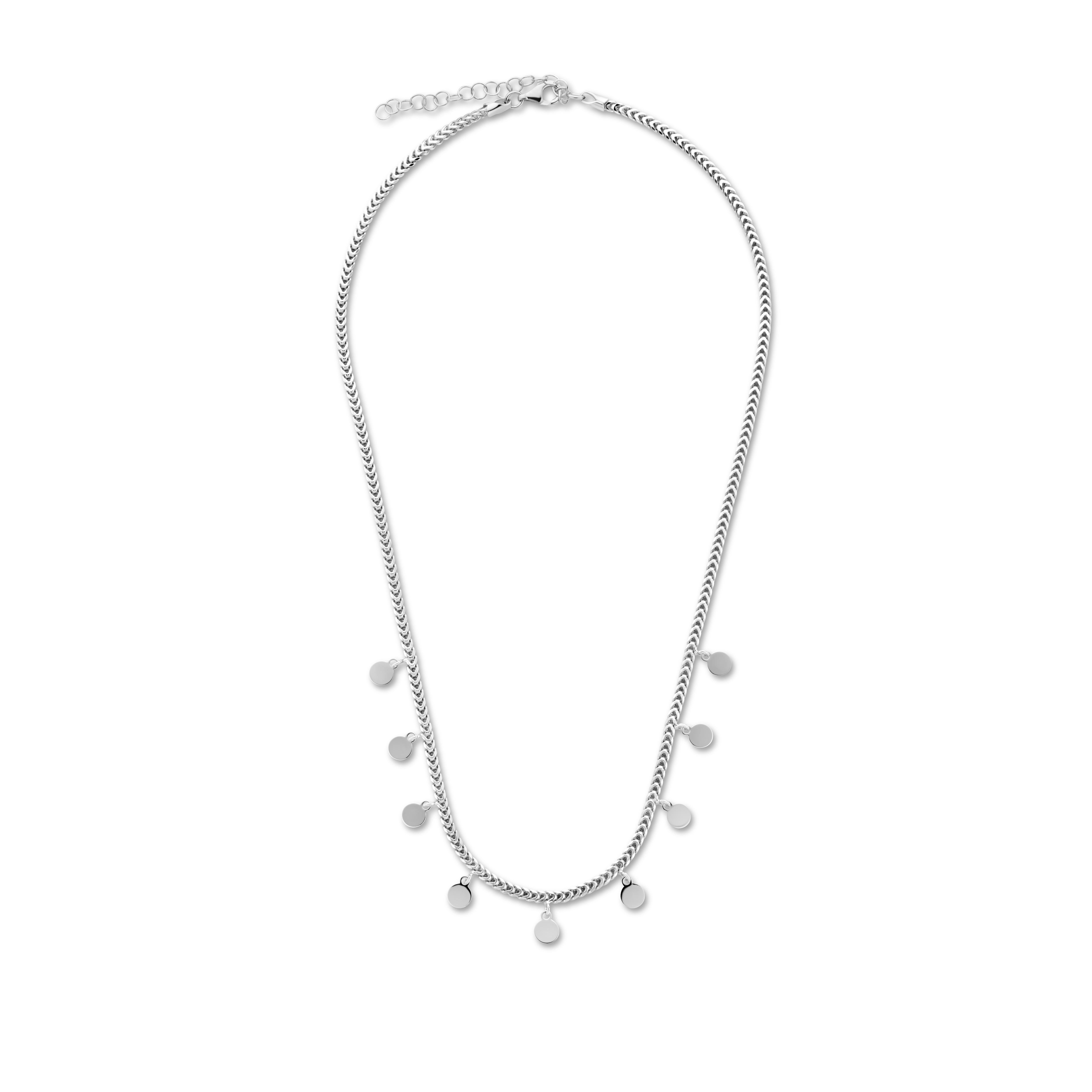 Ketting van sterling zilver met hangertjes - FS994-3797/R