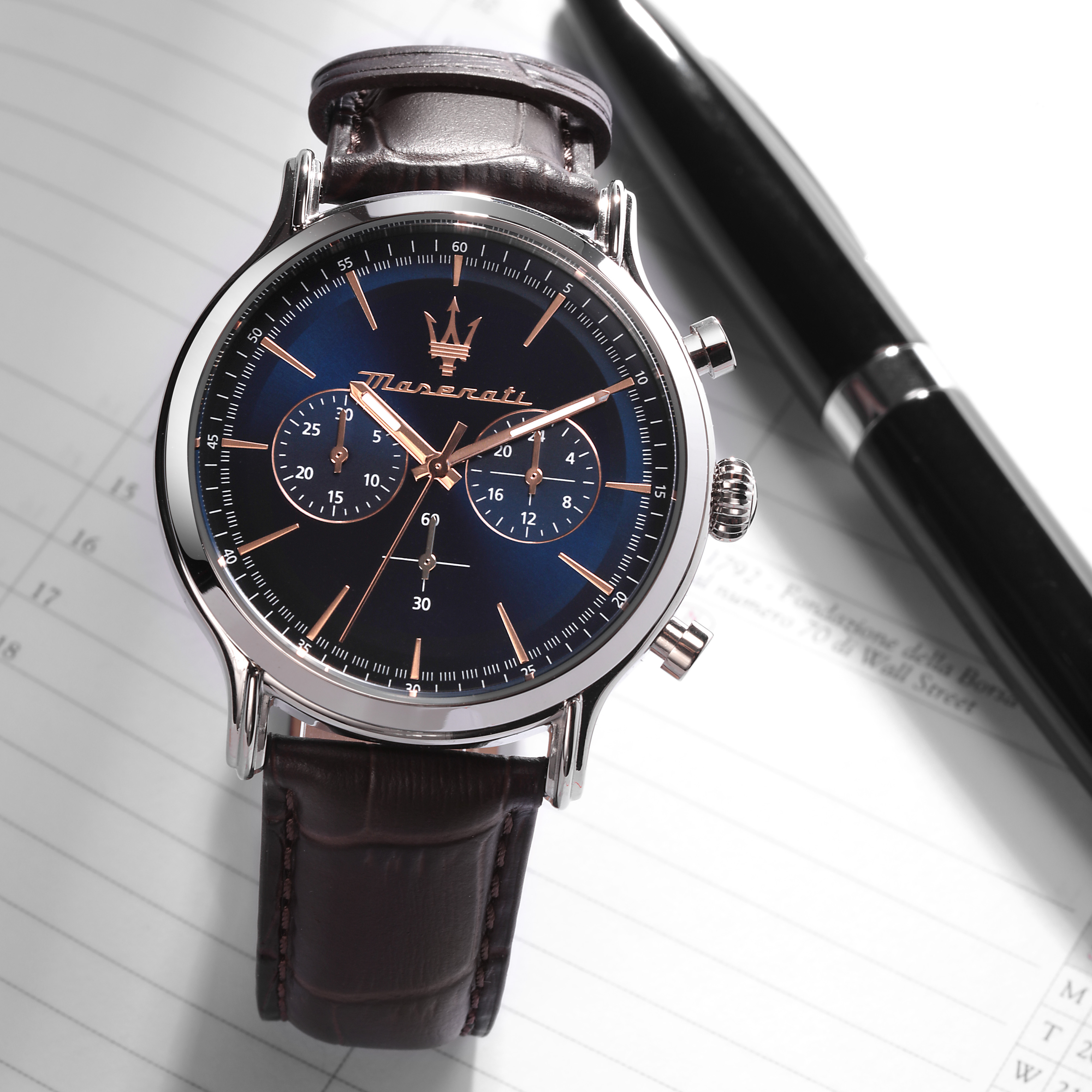 Herenhorloge Epoca Chronograph Leather - R8871618014