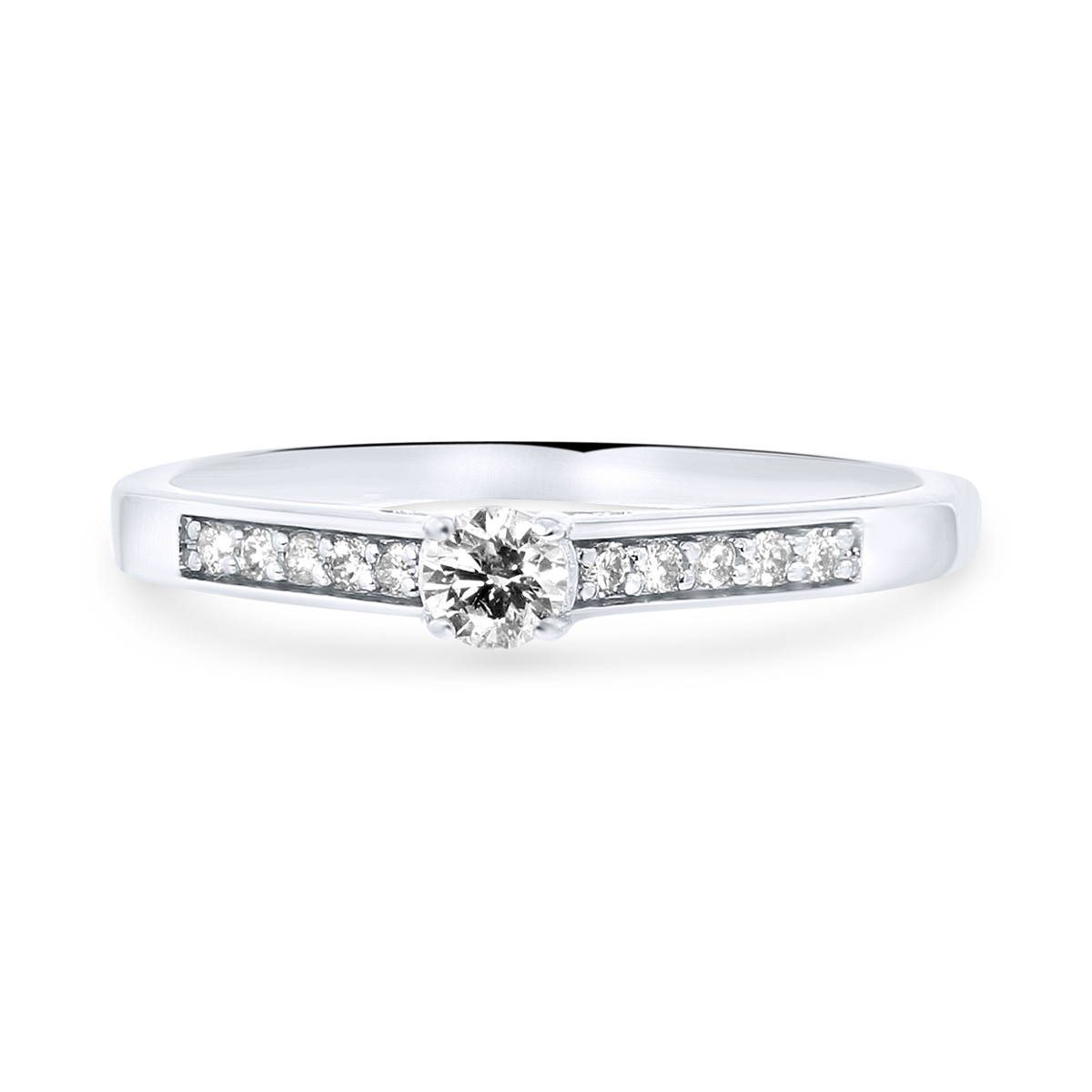 Witgouden ring met diamant R03-SL20-015-G2