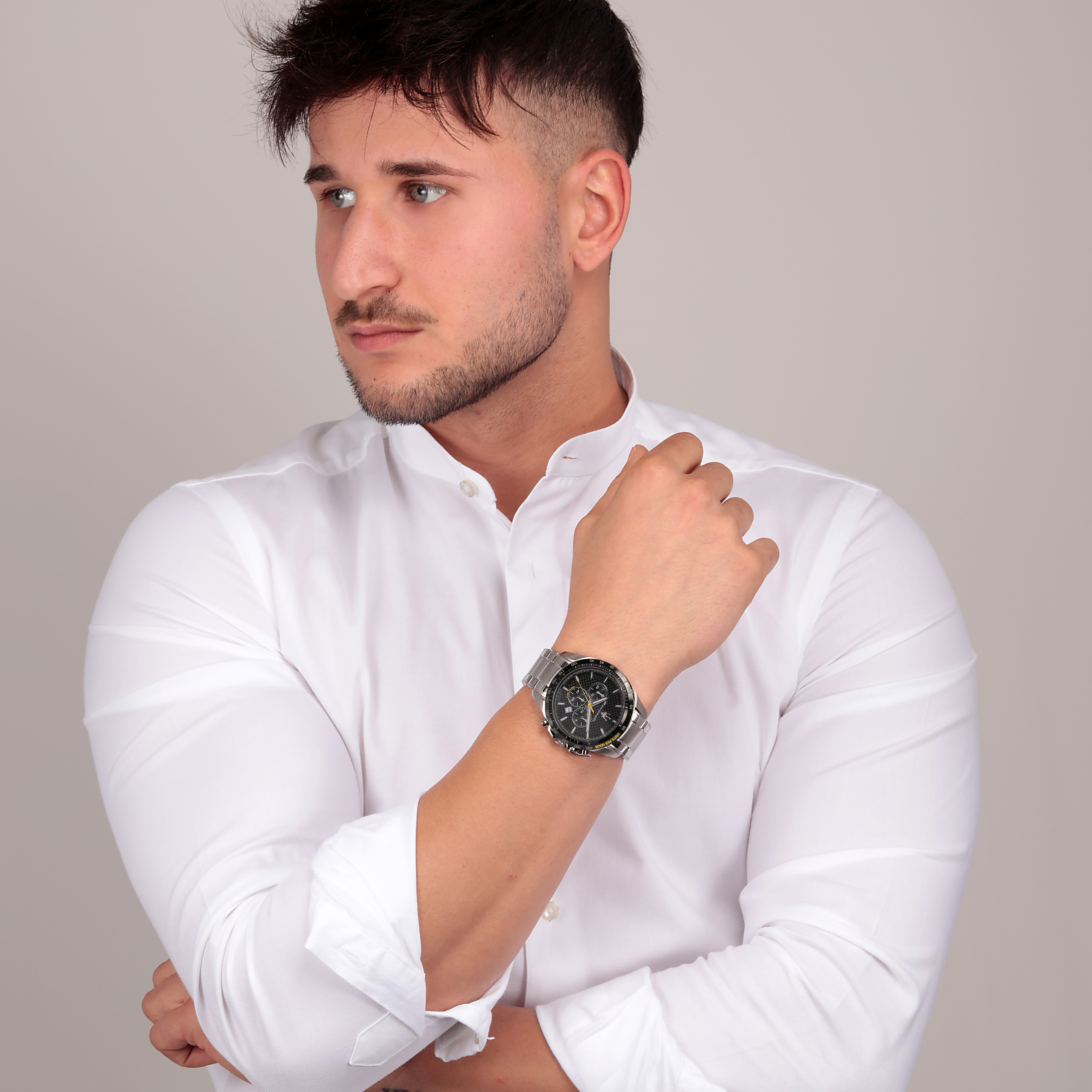 Herenhorloge Traguardo Chronograph Black - R8873612042