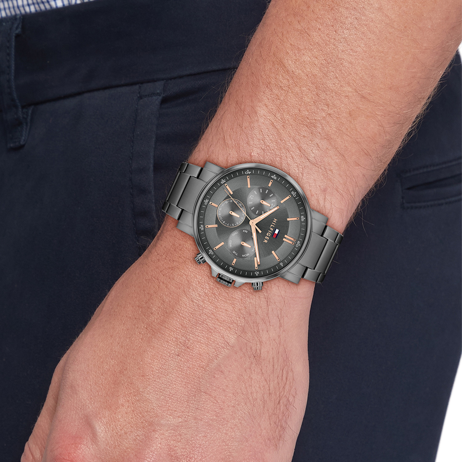 Herenhorloge Tyson Gunmetal - TH1710711