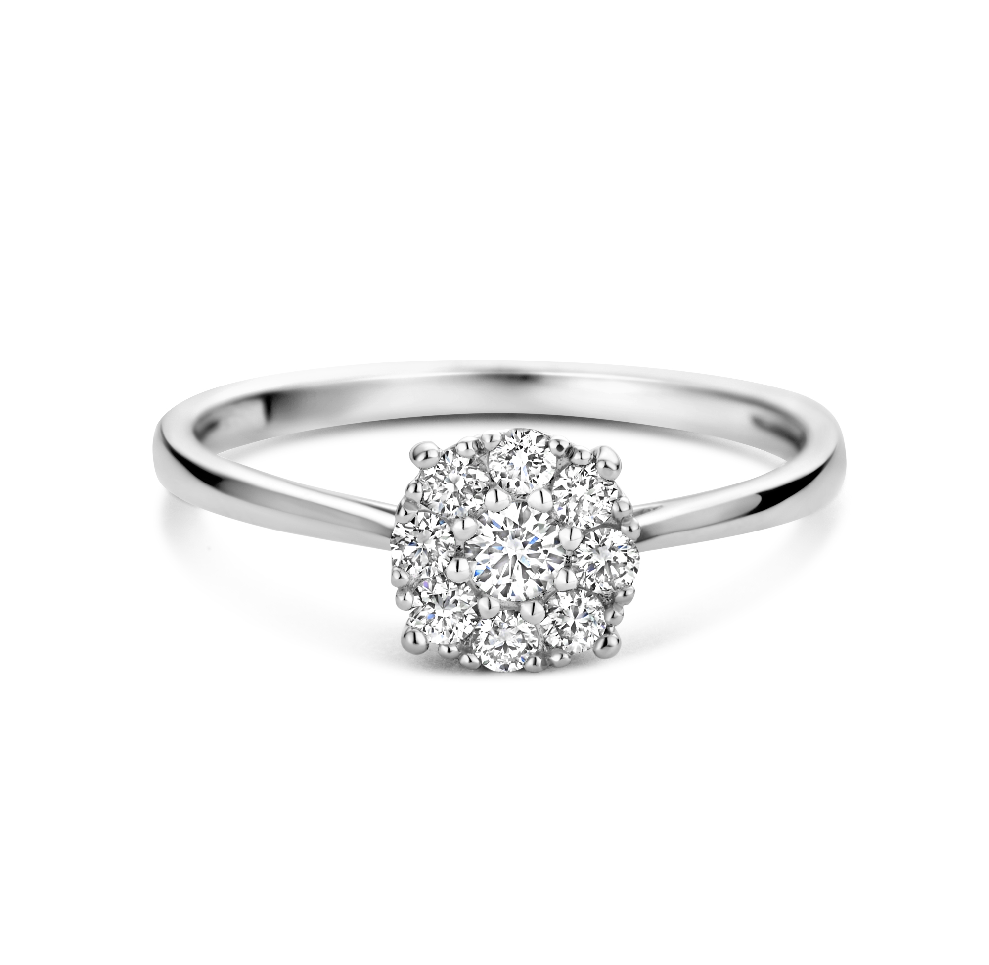 Witgouden ring met lab grown diamant R01-L-MLN35726