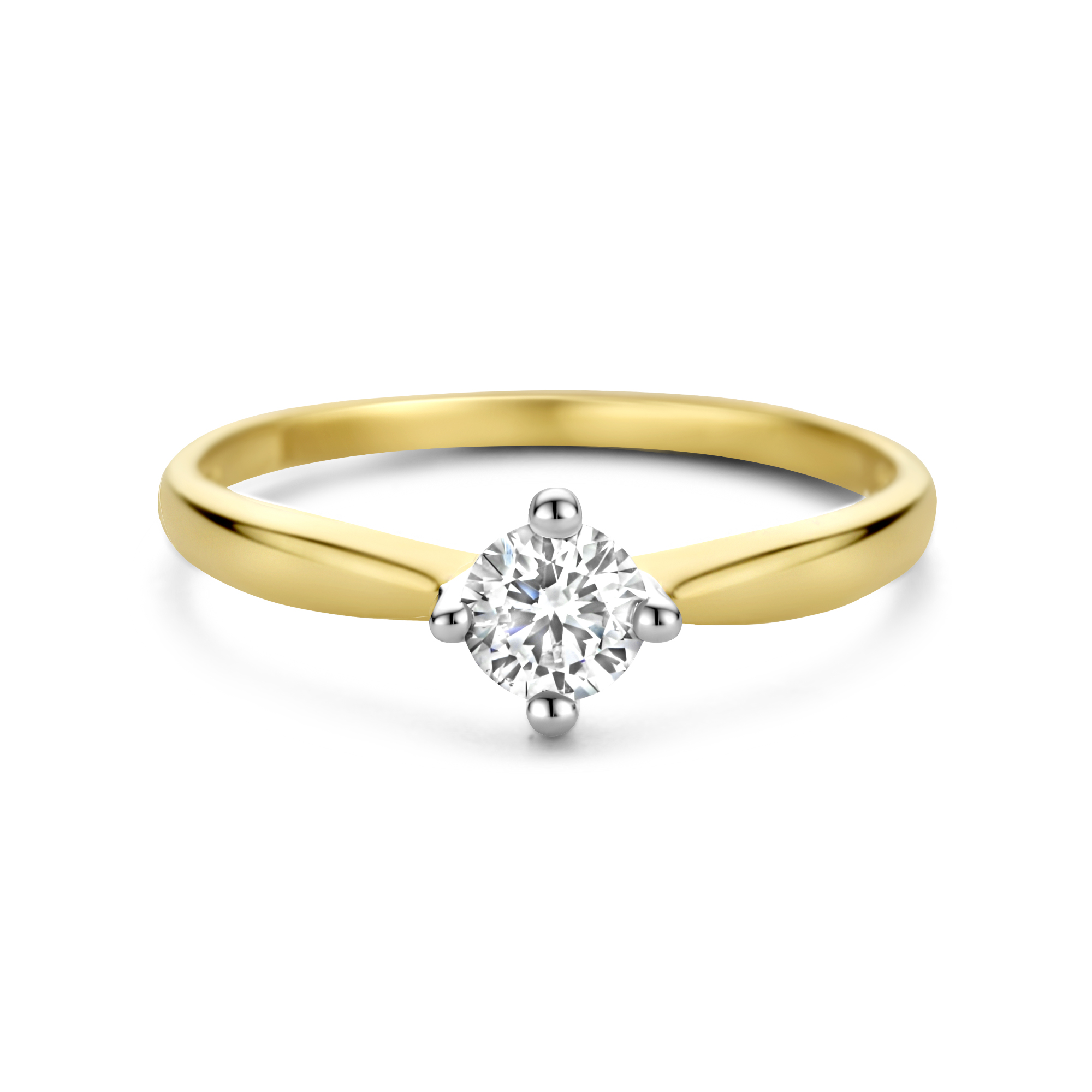 Solitaire ring met lab grown diamant RP-19256