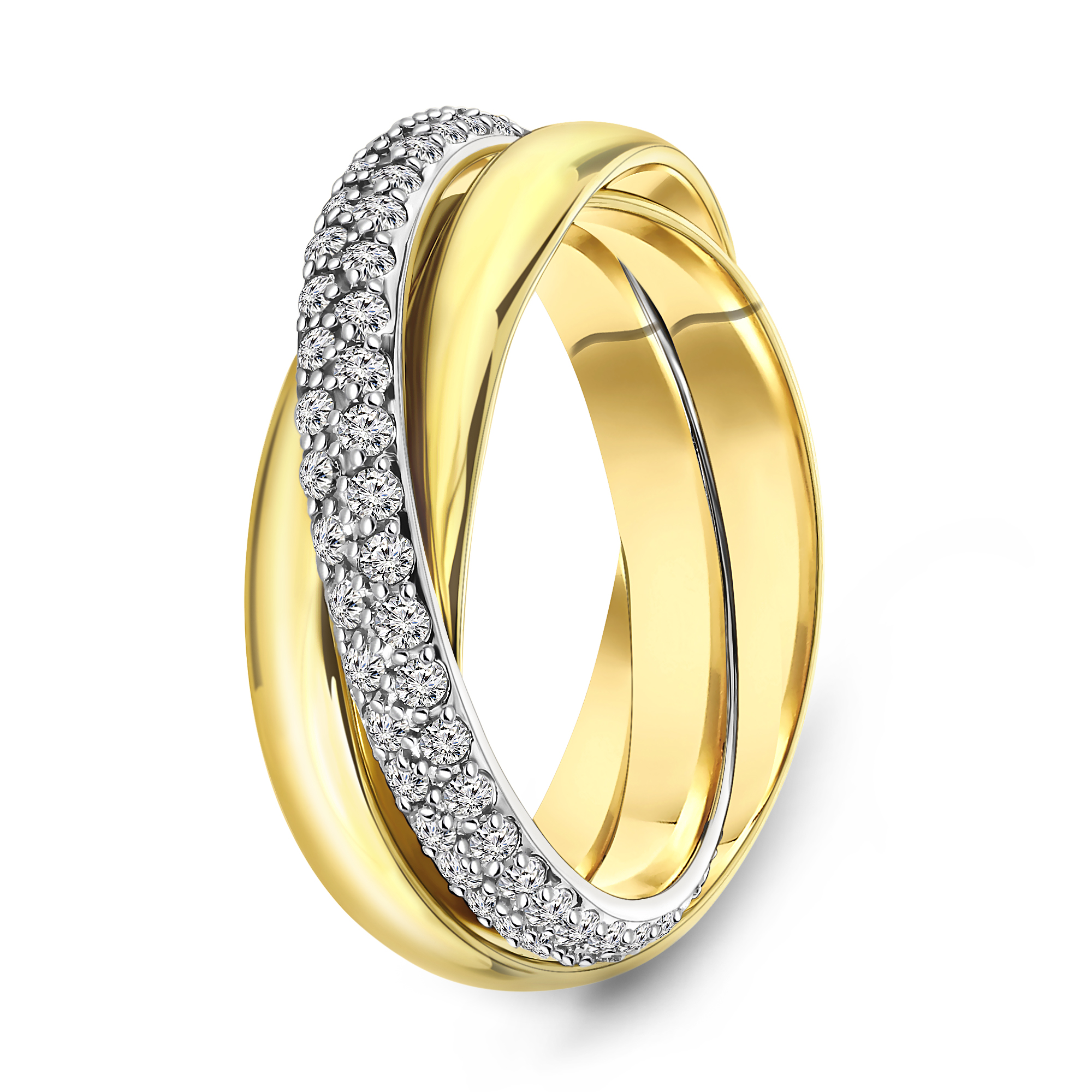 Gouden ring met zirkonia T947013881-ZI