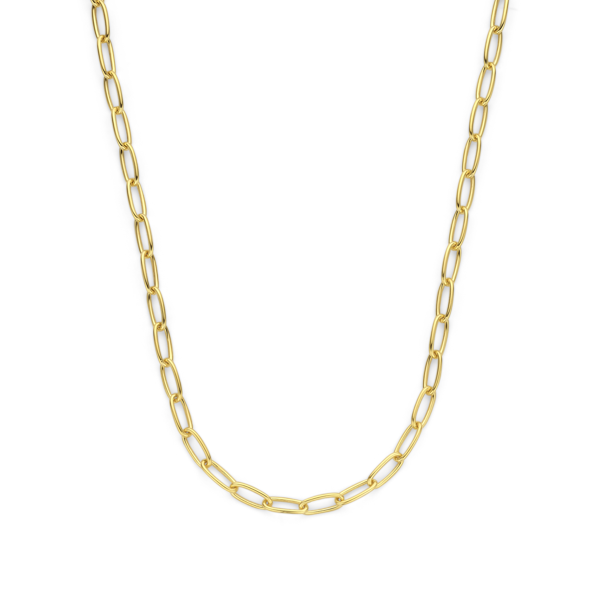 Schakelketting van goud met zilveren kern 3,5 mm - 40-ANK035-Y
