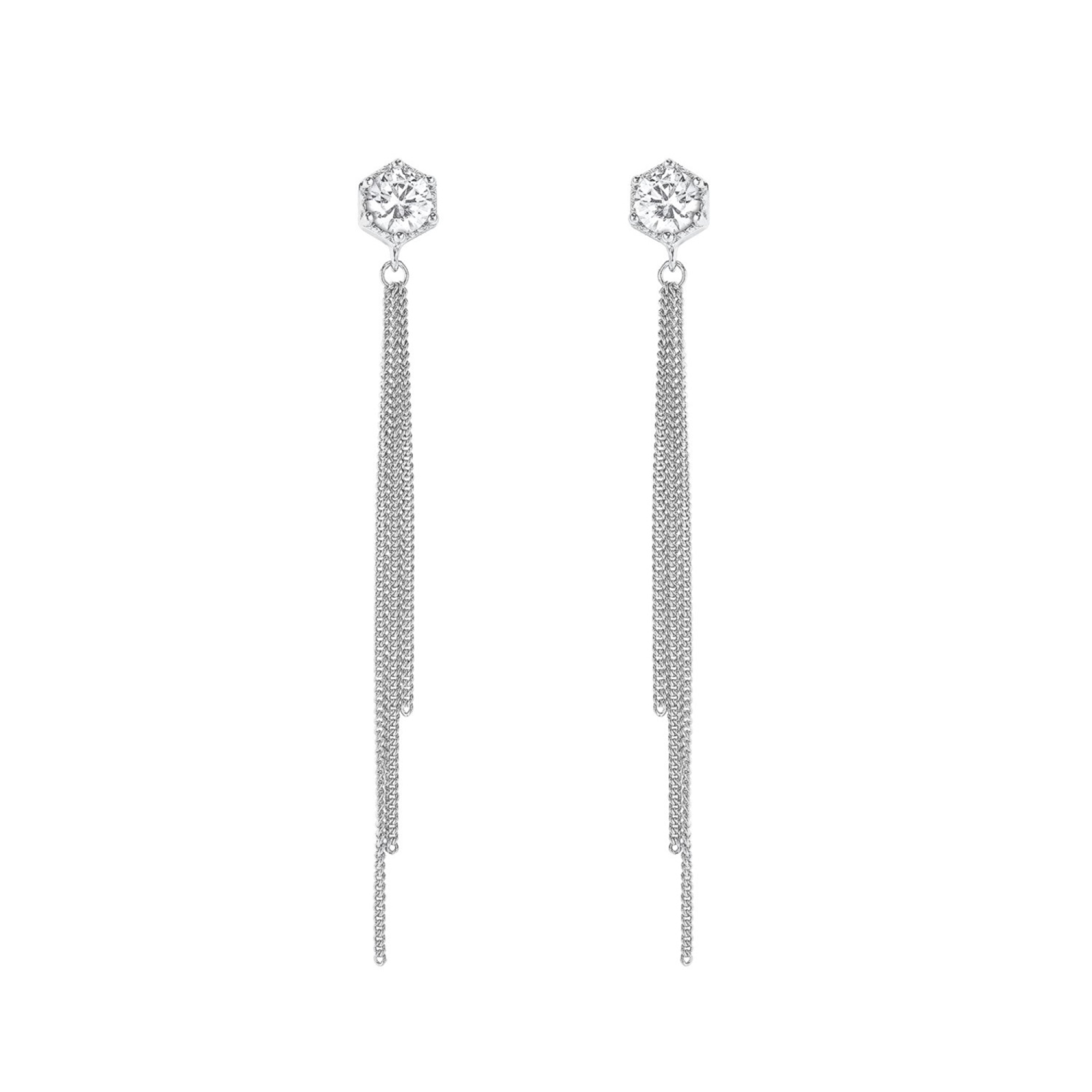 Oorhangers van sterling zilver met zirkonia 2026216