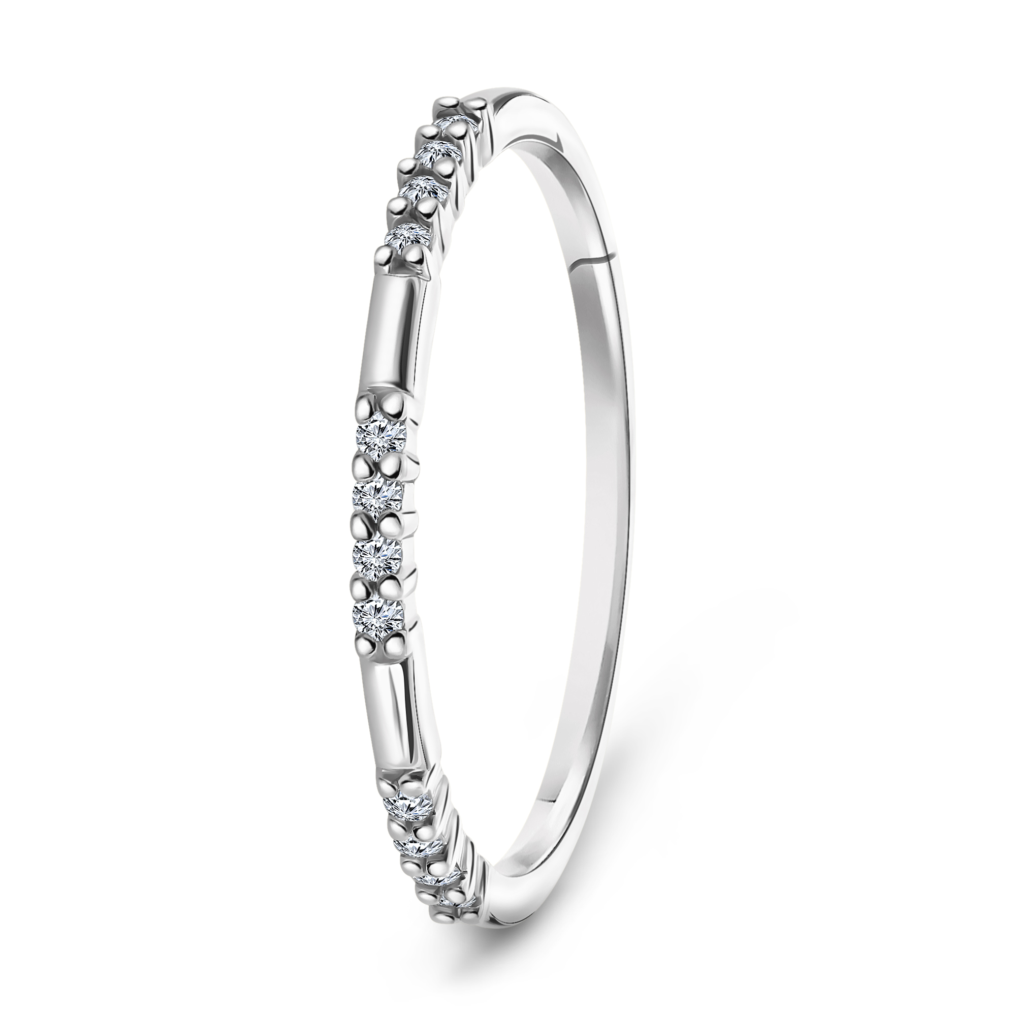 Witgouden diamant ring 73962R001-W