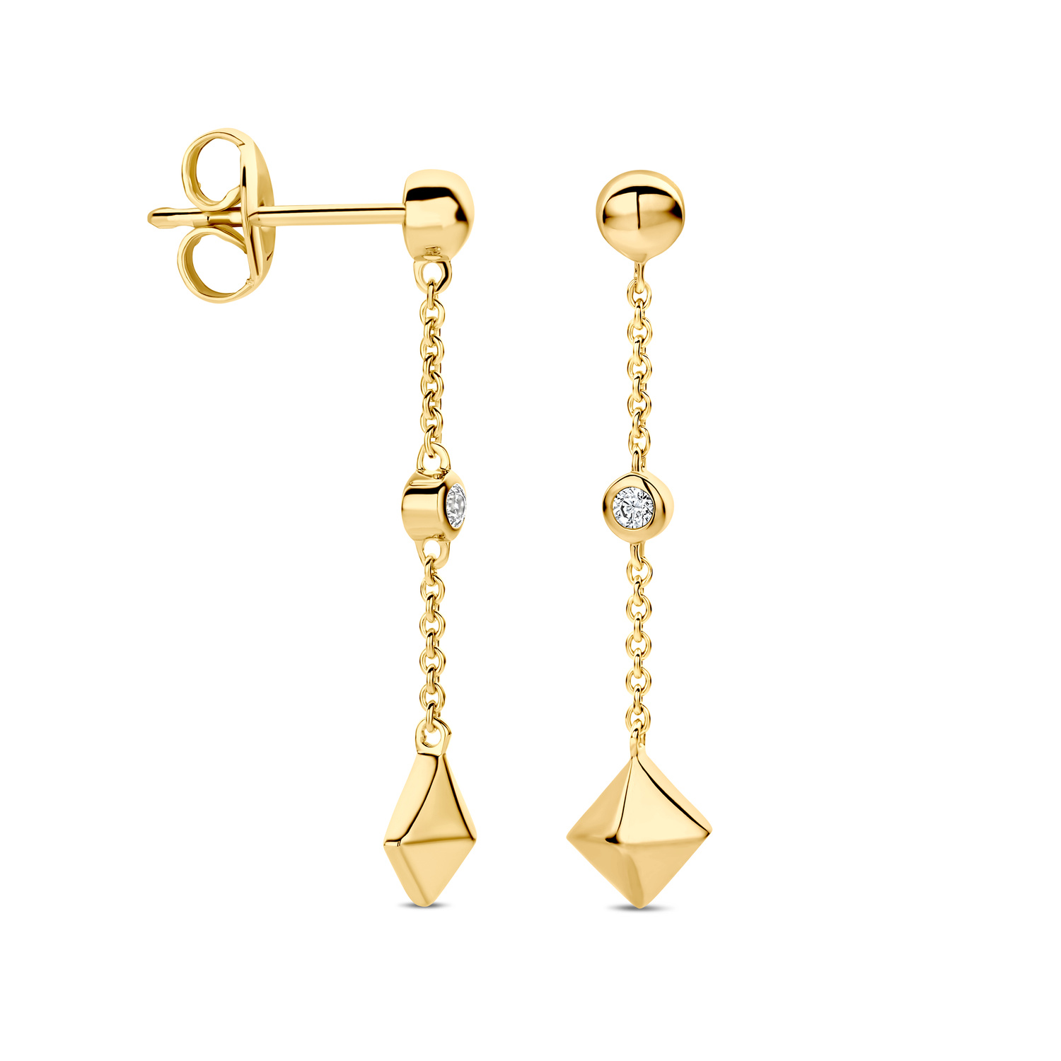 Oorhangers Bella Pyramids - FJF0030066YWH