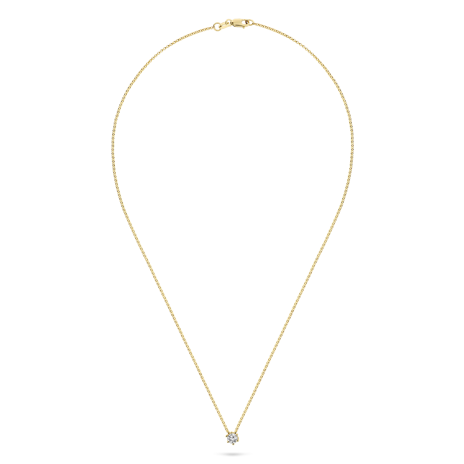 Solitair collier met diamant 41586121