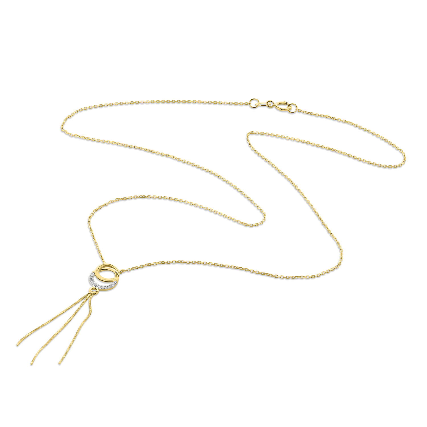 Geelgouden ketting met hanger N480-NG290029ADI-Y