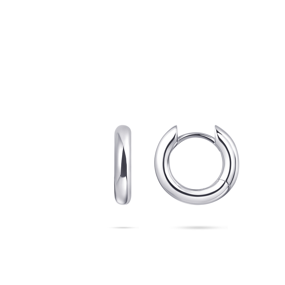 Oorringen van sterling zilver 15 mm KCL315