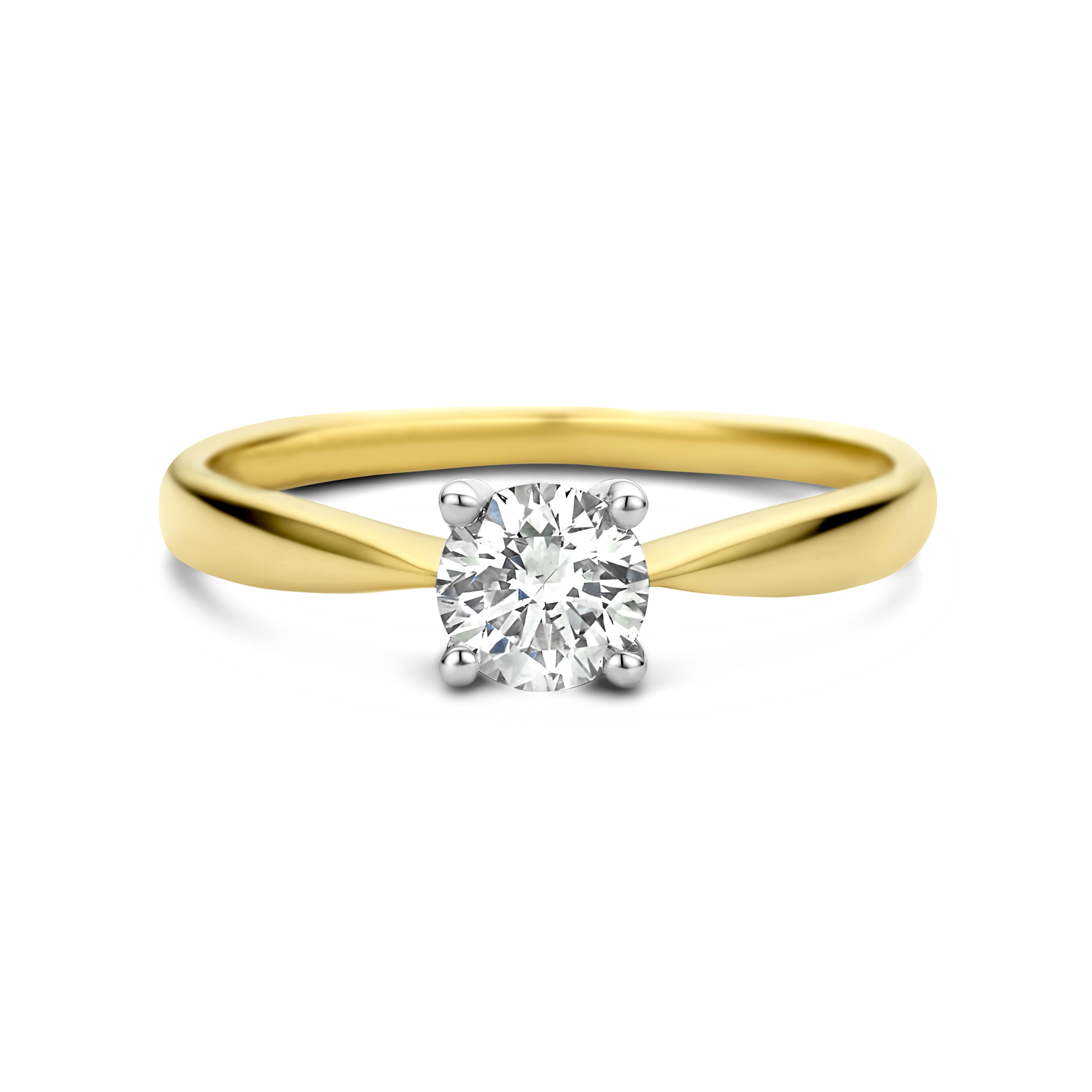 Solitaire ring met lab grown diamant 42365836