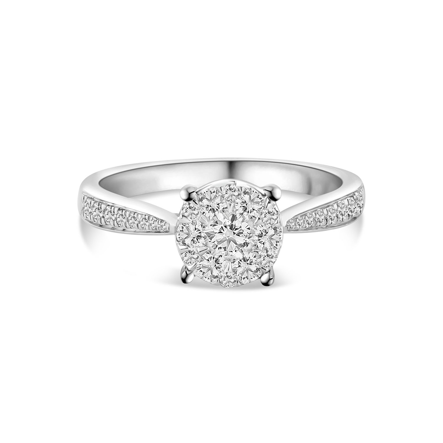 Witgouden ring diamanten R138-RG76250-W