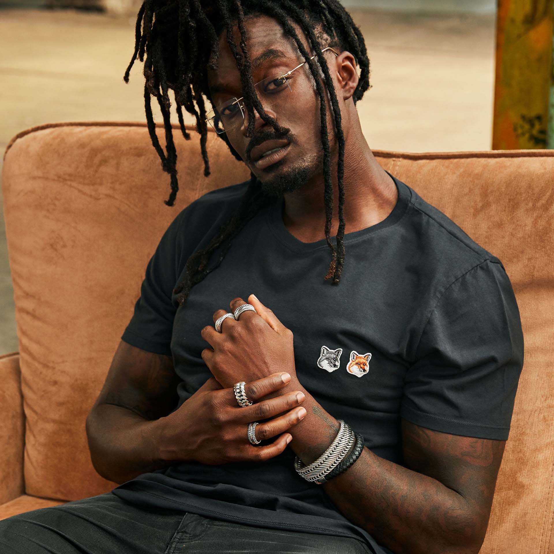 Ring Chain van sterling zilver 500