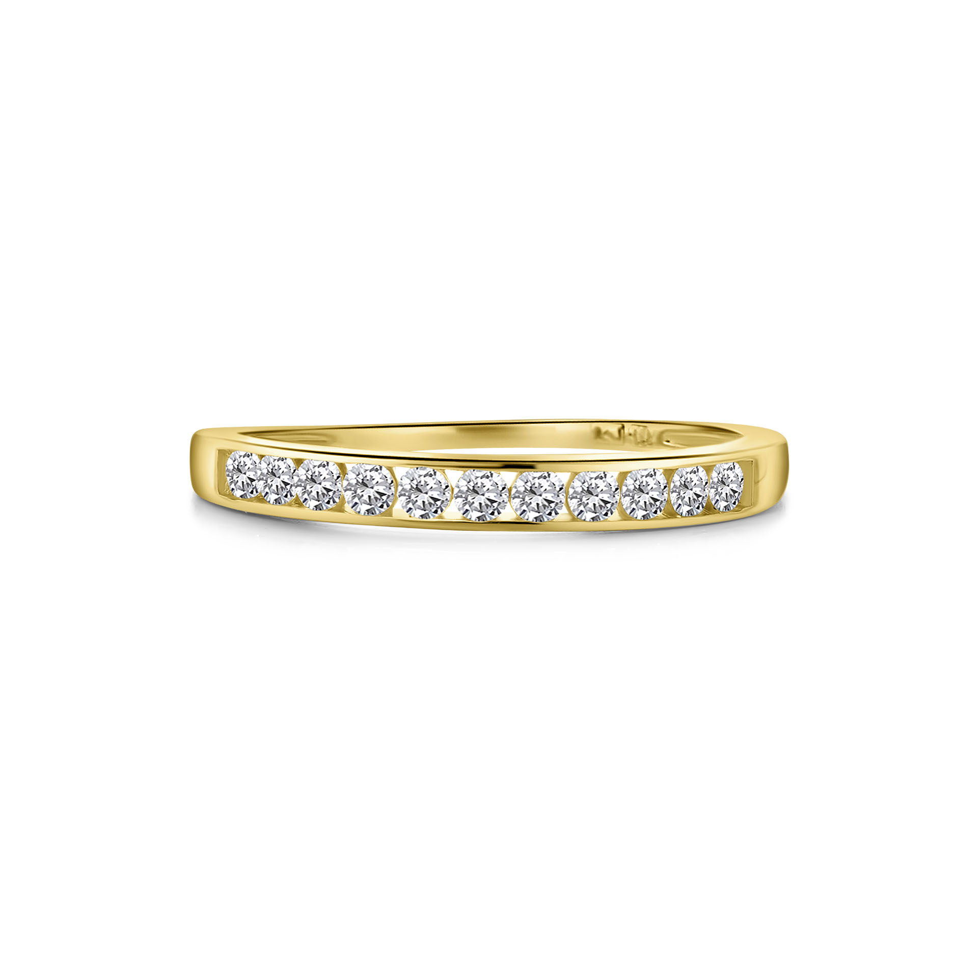 Geelgouden ring met zirkonia R122-ICR5779-FCZ-Y