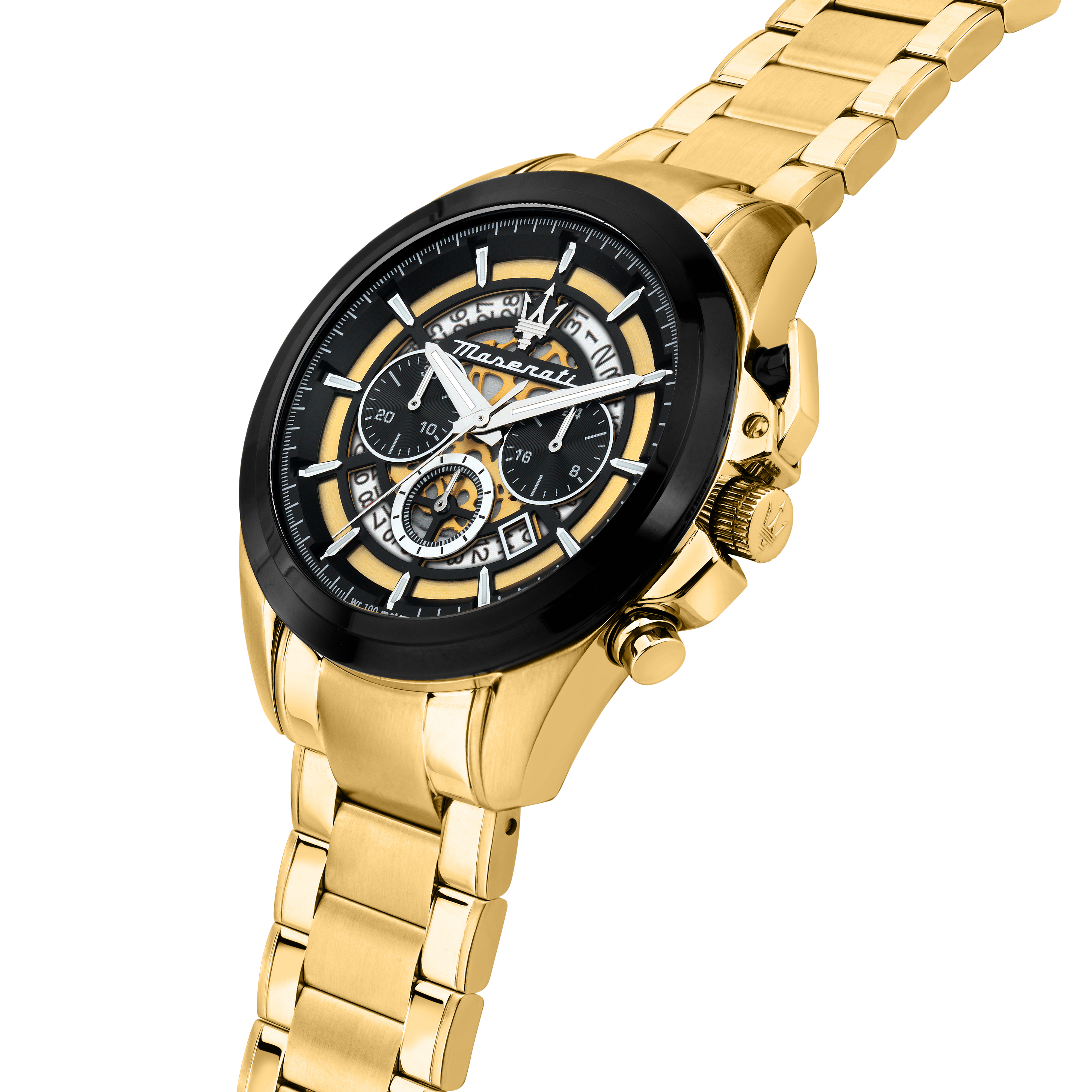 Herenhorloge Traguardo Chronograph Black Gold - R8873612058