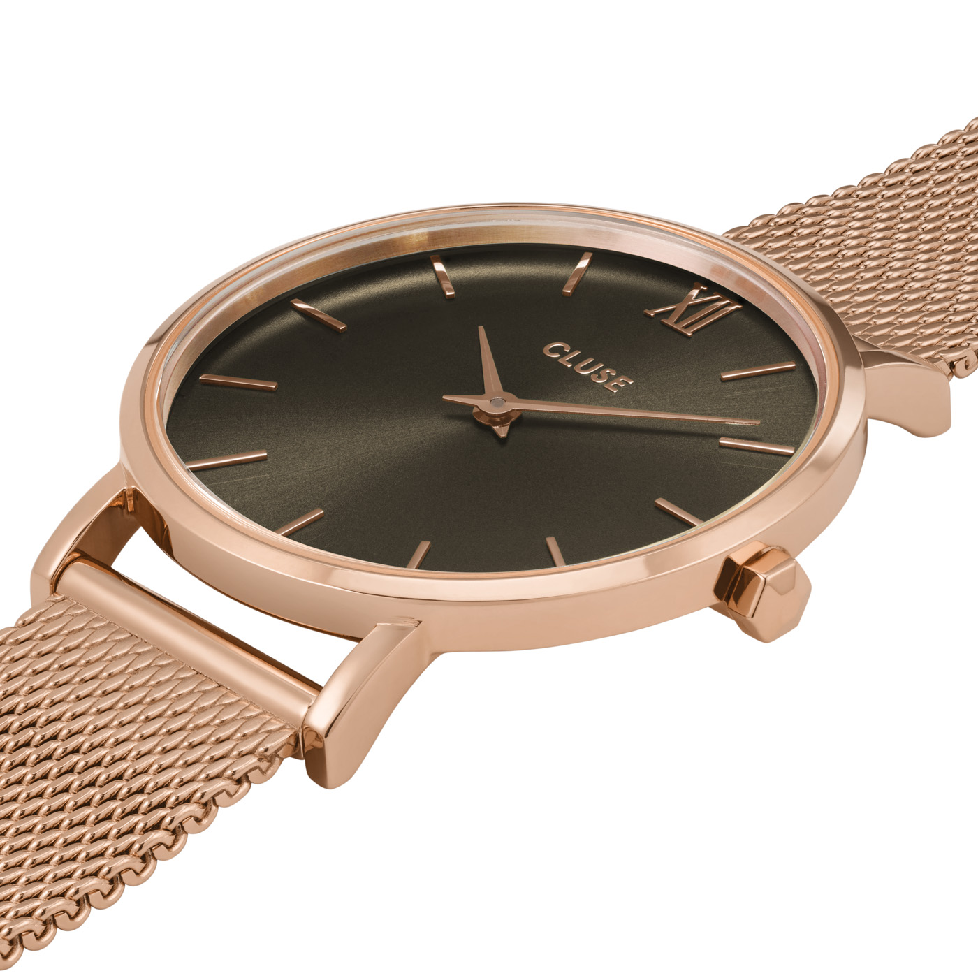 Minuit dameshorloge Mesh Rose Gold CW10207