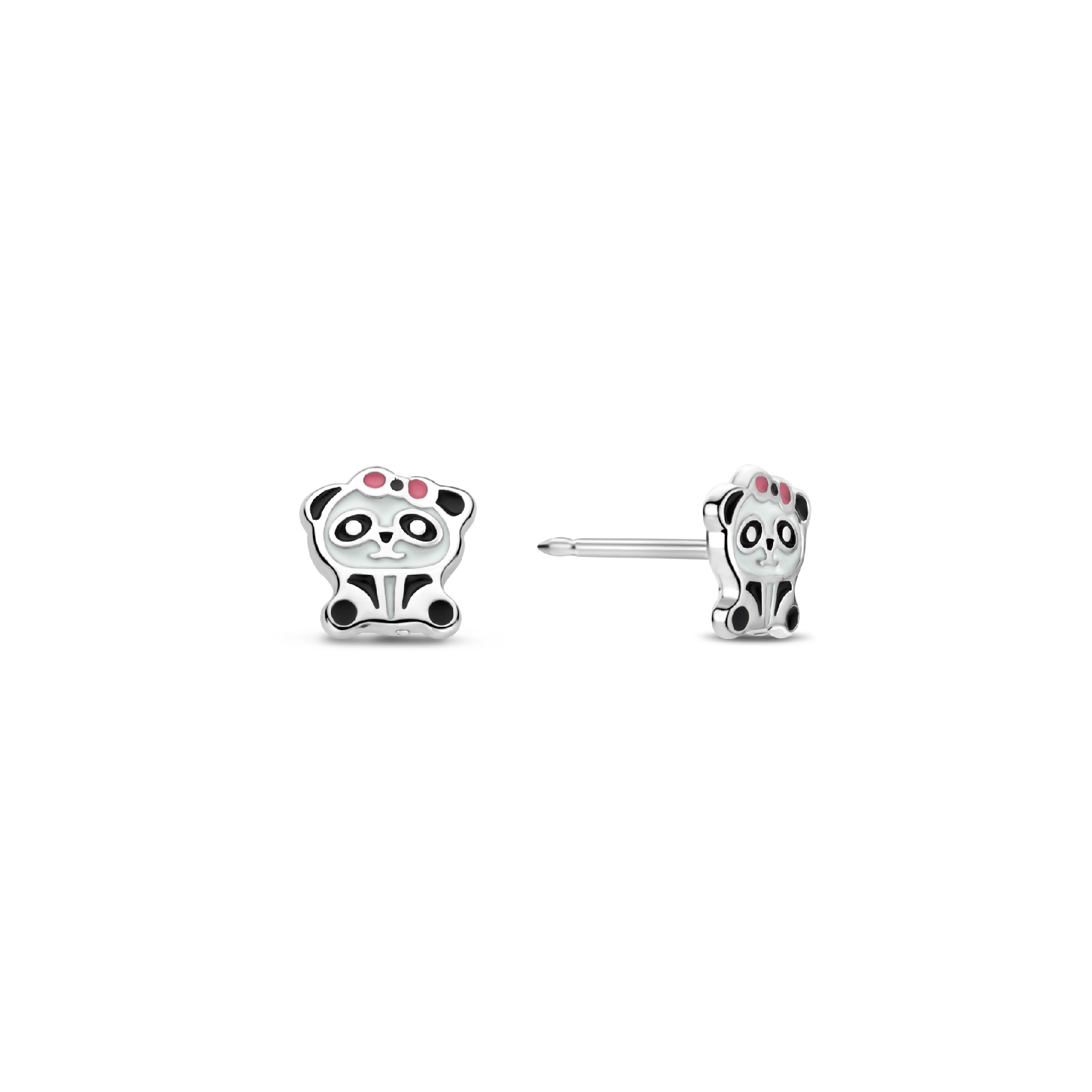 Schietoorknopjes Panda chirurgisch staal