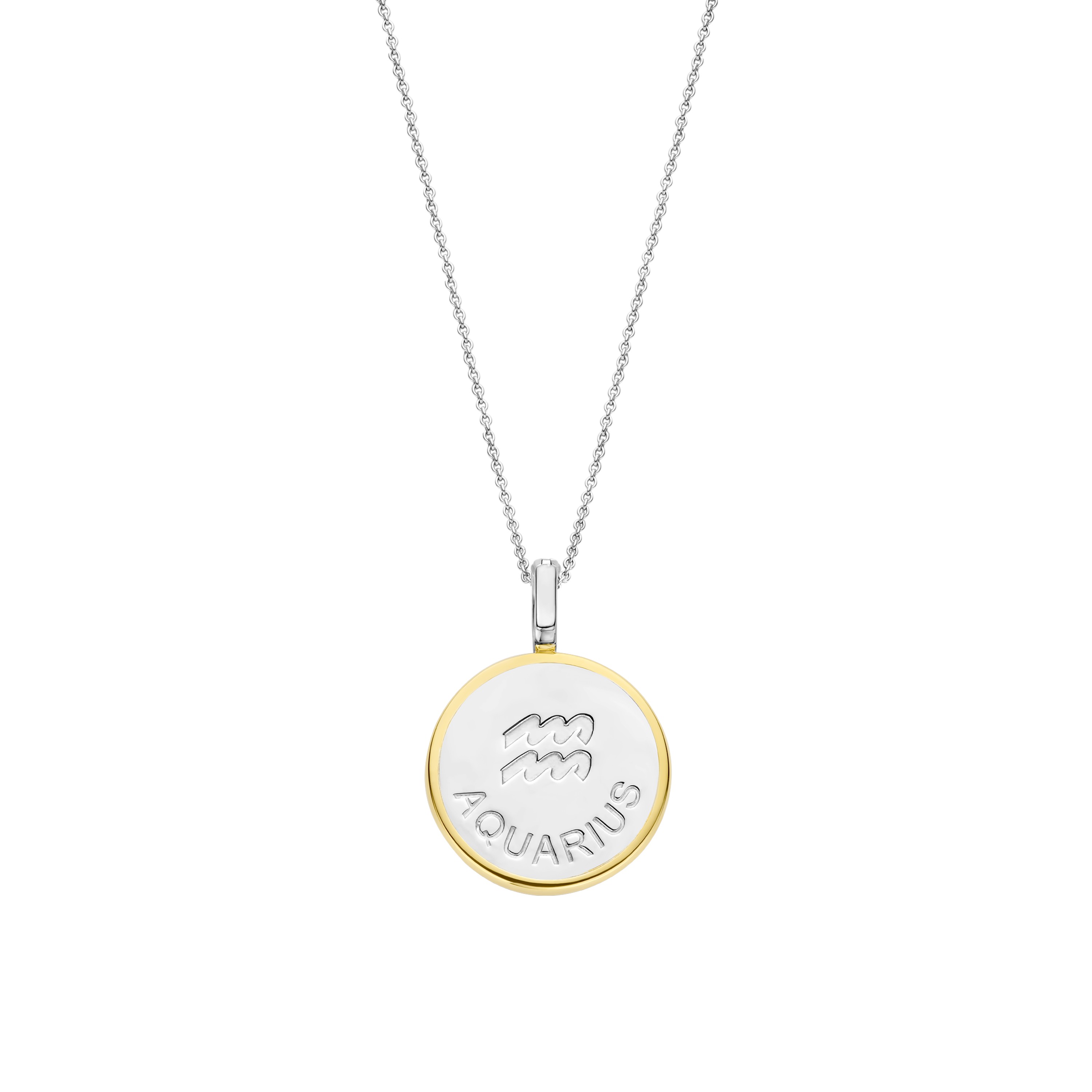 Ketting met Waterman sterrenbeeld hanger 6826AQ