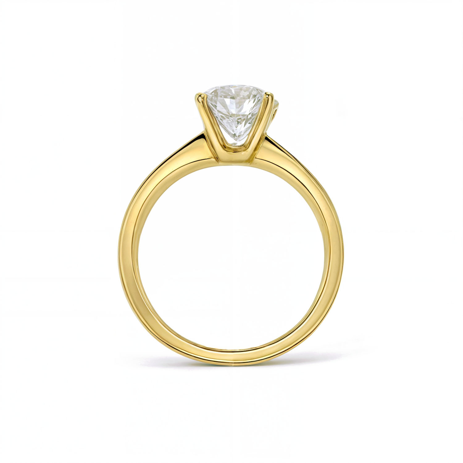 Geelgouden ring met lab grown diamant R159-R24KA0504A-LG-200-Y