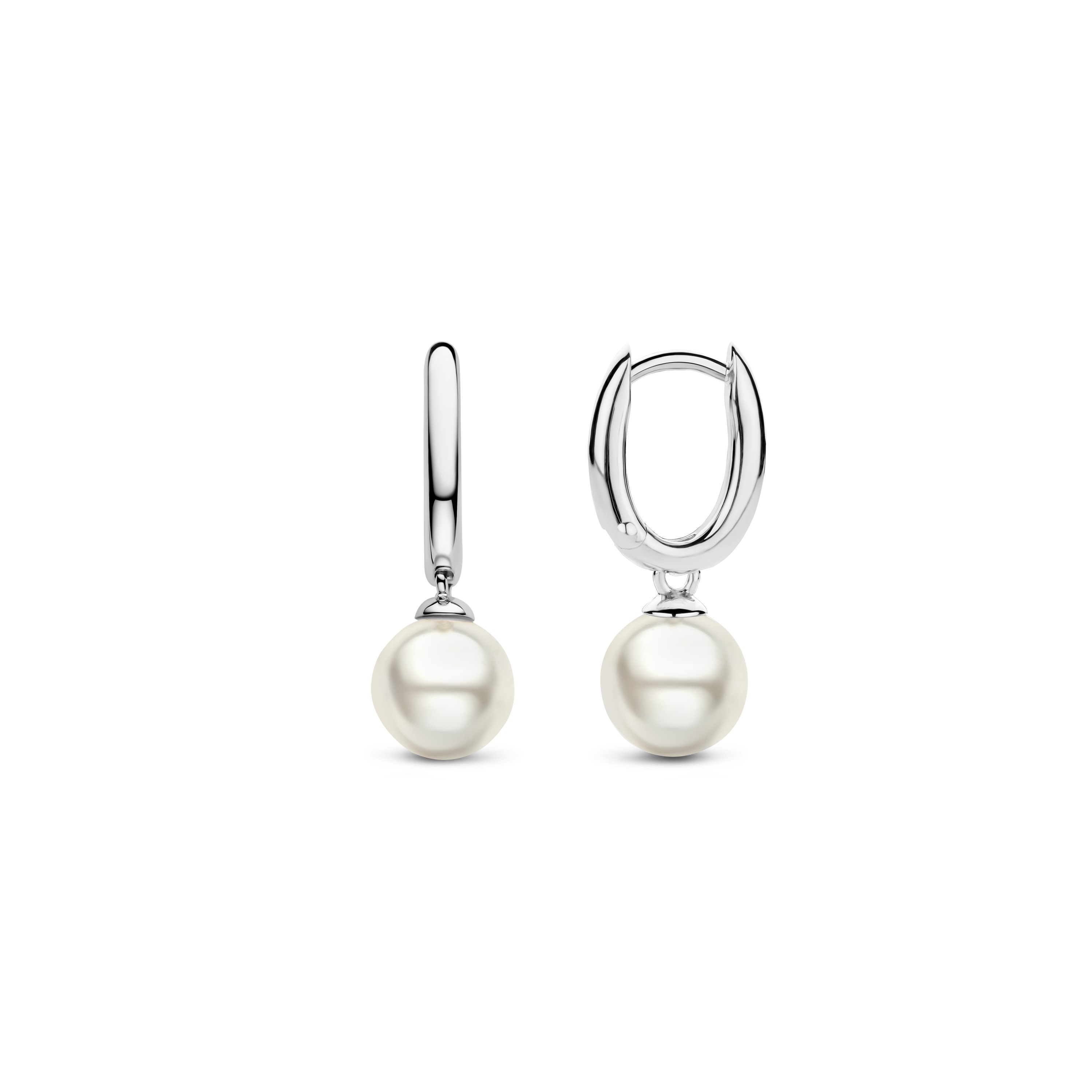 Oorhangers van sterling zilver met parel 7939PW