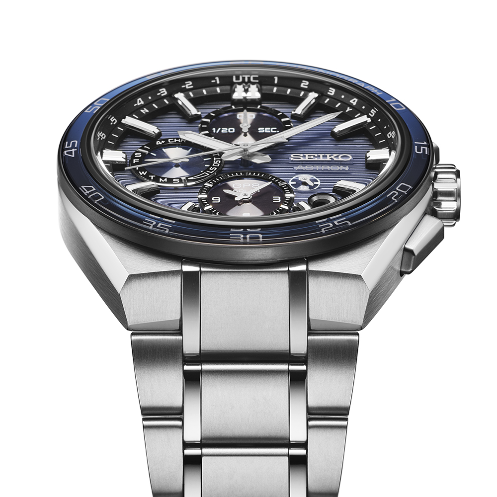 Herenhorloge Astron GPS Solar Titanium Blauw - SSH175J1 Herenhorloge Astron GPS Solar Titanium Blauw - SSH175J1