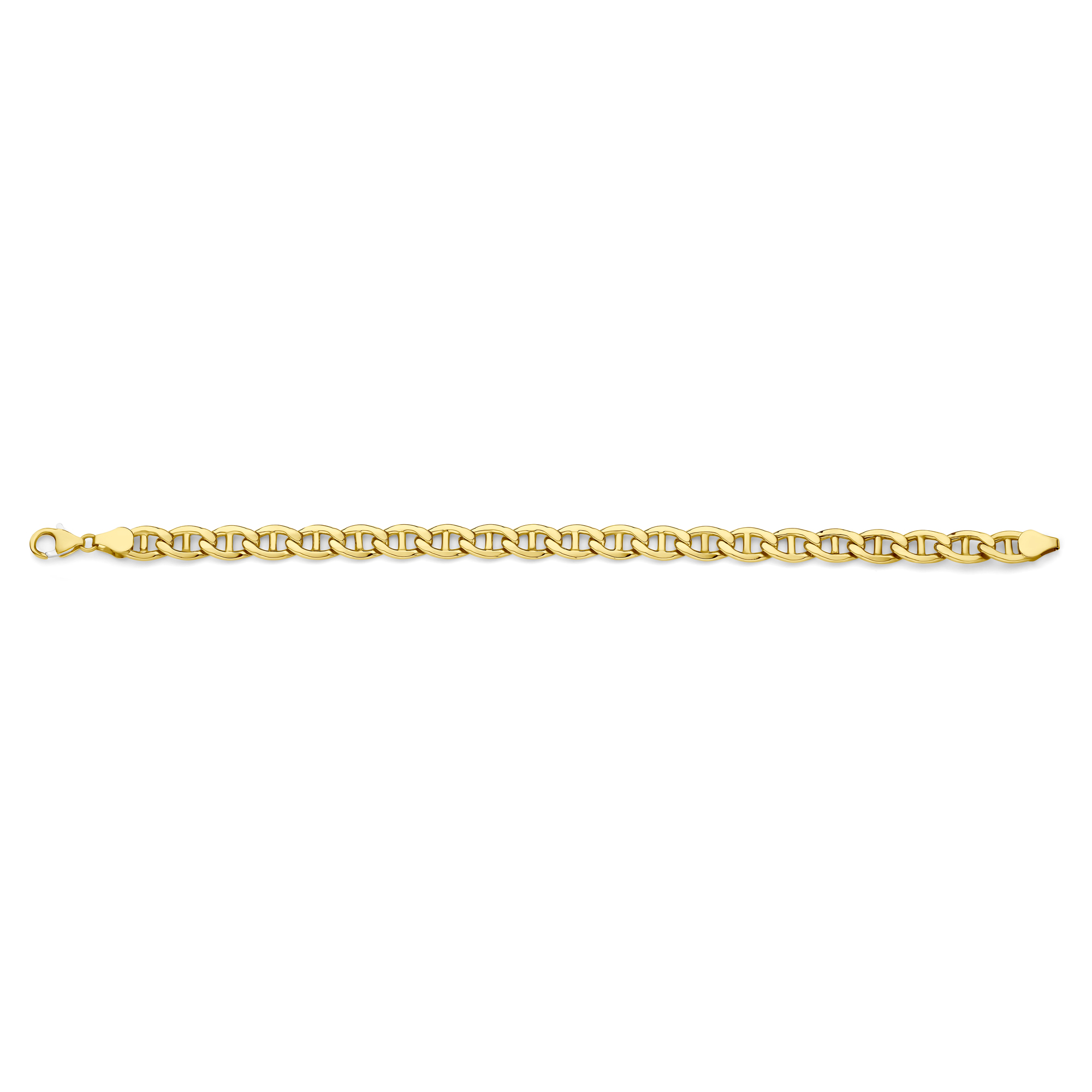 Schakelarmband van goud met zilveren kern - S40-VH0821